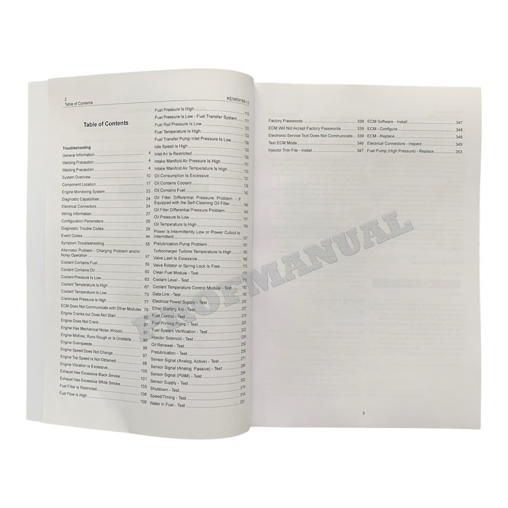 Caterpillar C175-16 C175-20 Engine Truck Disassem Assem Test Adjust Full Service Manual