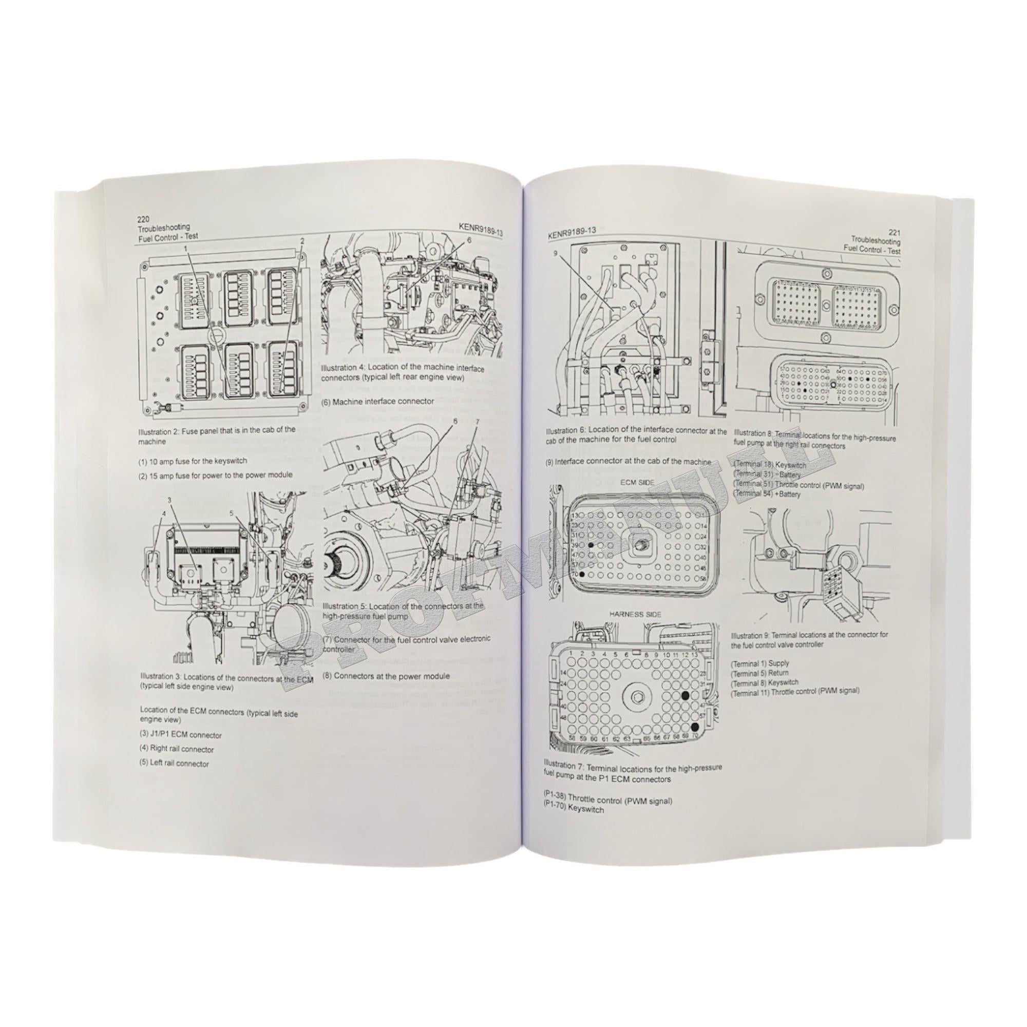 Caterpillar C175-16 C175-20 Engine Truck Disassem Assem Test Adjust Full Service Manual