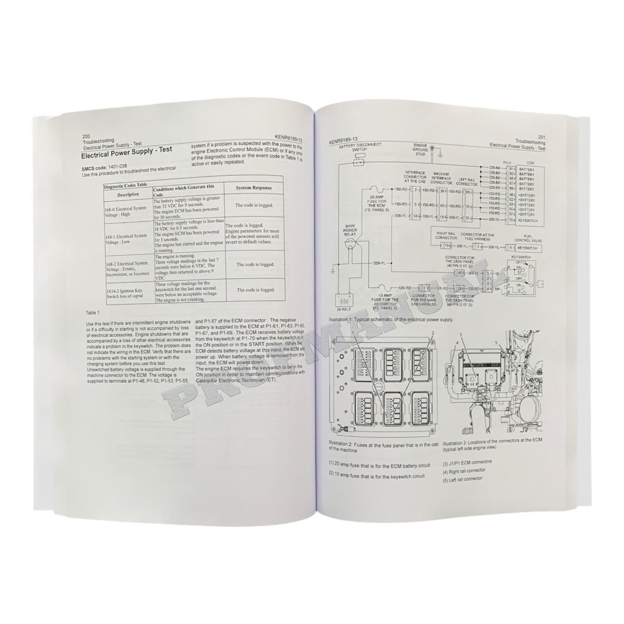 Caterpillar C175-16 C175-20 Engine Truck Disassem Assem Test Adjust Full Service Manual
