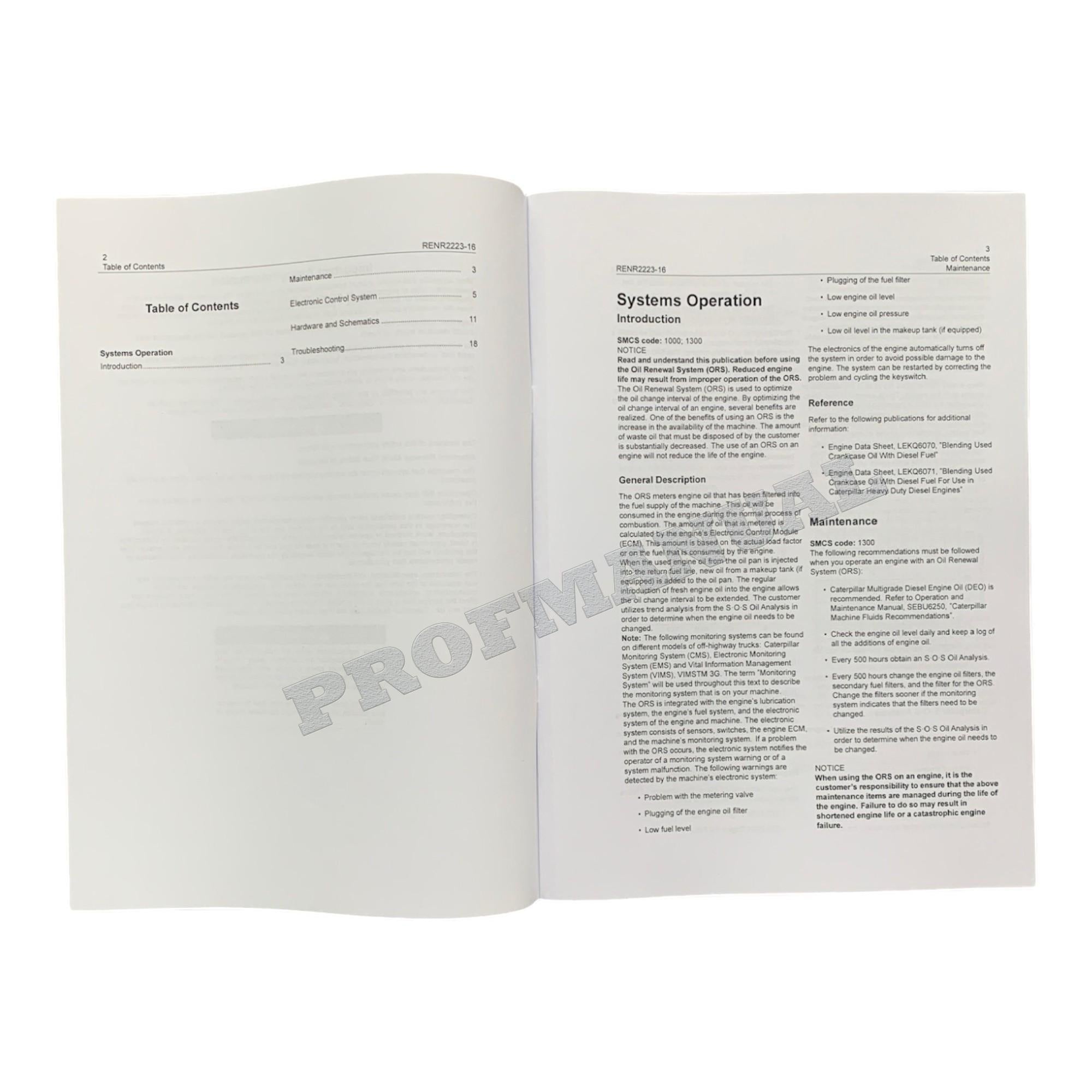Caterpillar C175-16 C175-20 Engine Truck Disassem Assem Test Adjust Full Service Manual