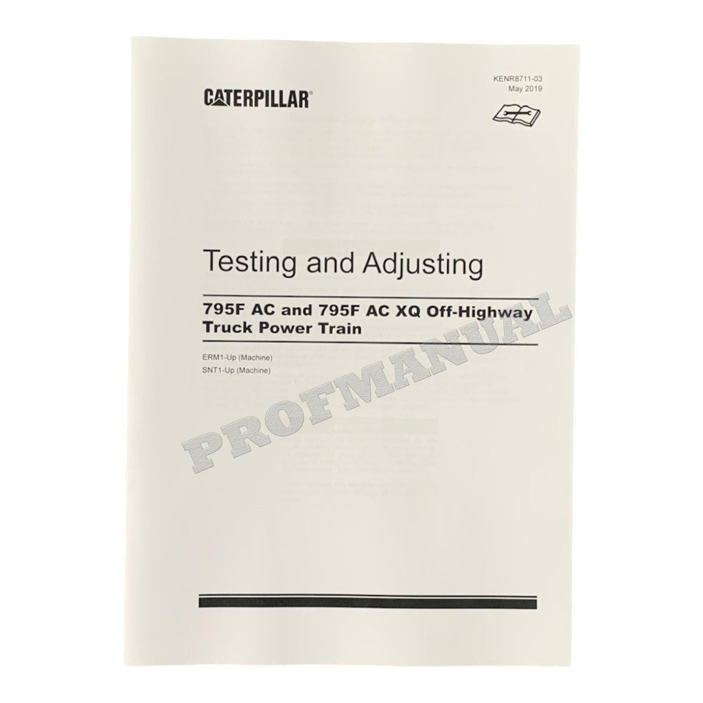 Caterpillar 795F AC Truck Full Service Manual *Send serial number