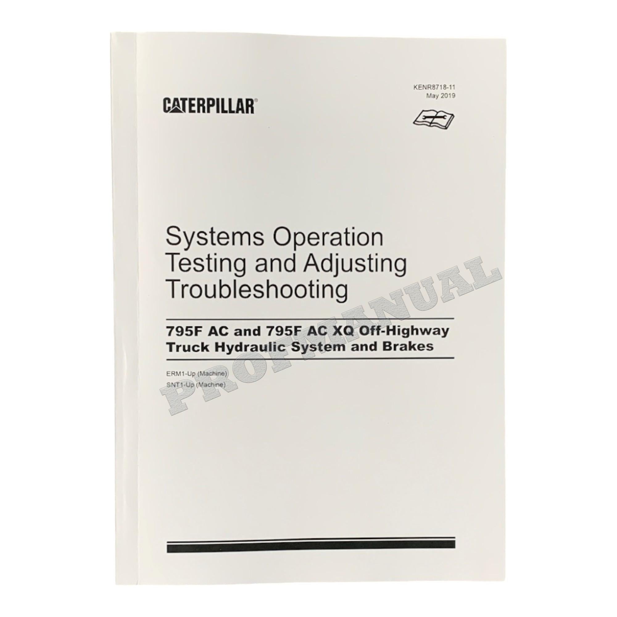 Caterpillar 795F AC Truck Full Service Manual *Send serial number