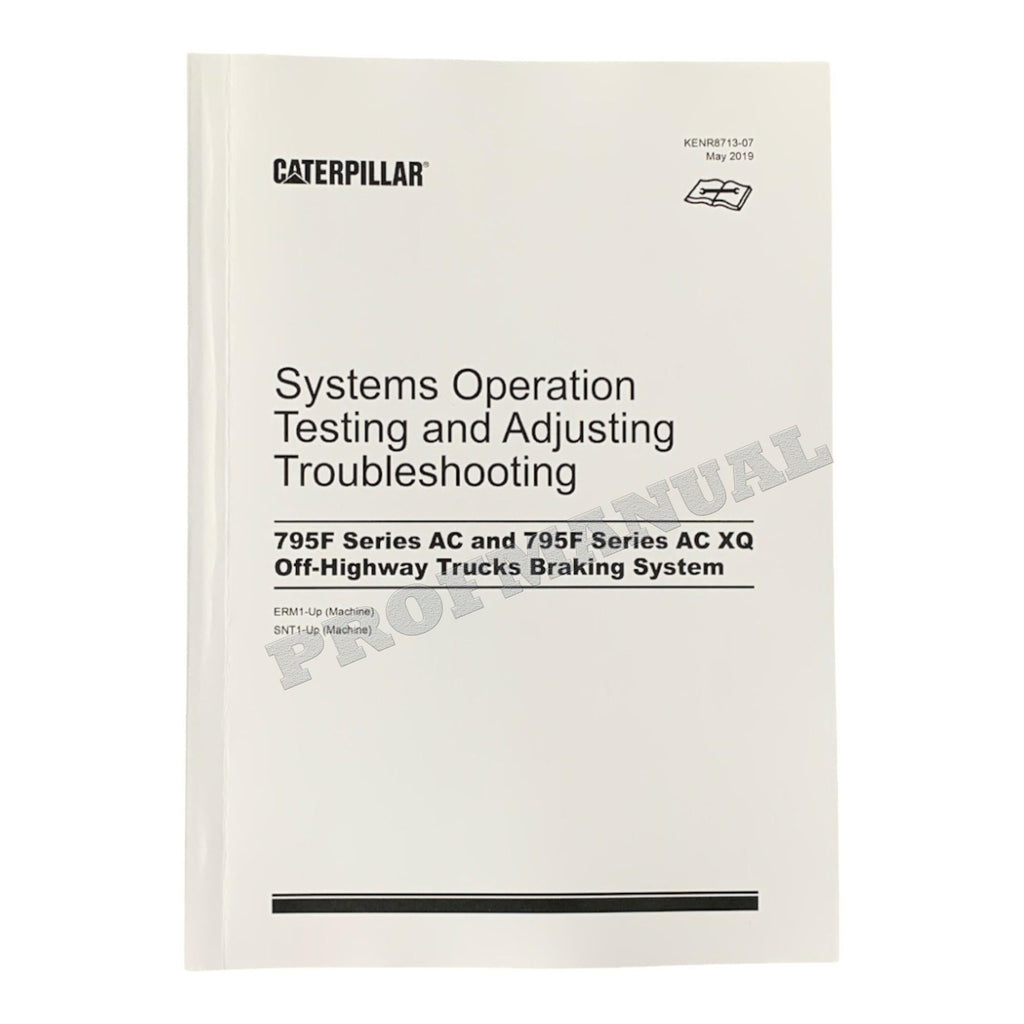 Caterpillar 795F AC Truck Full Service Manual *Send serial number