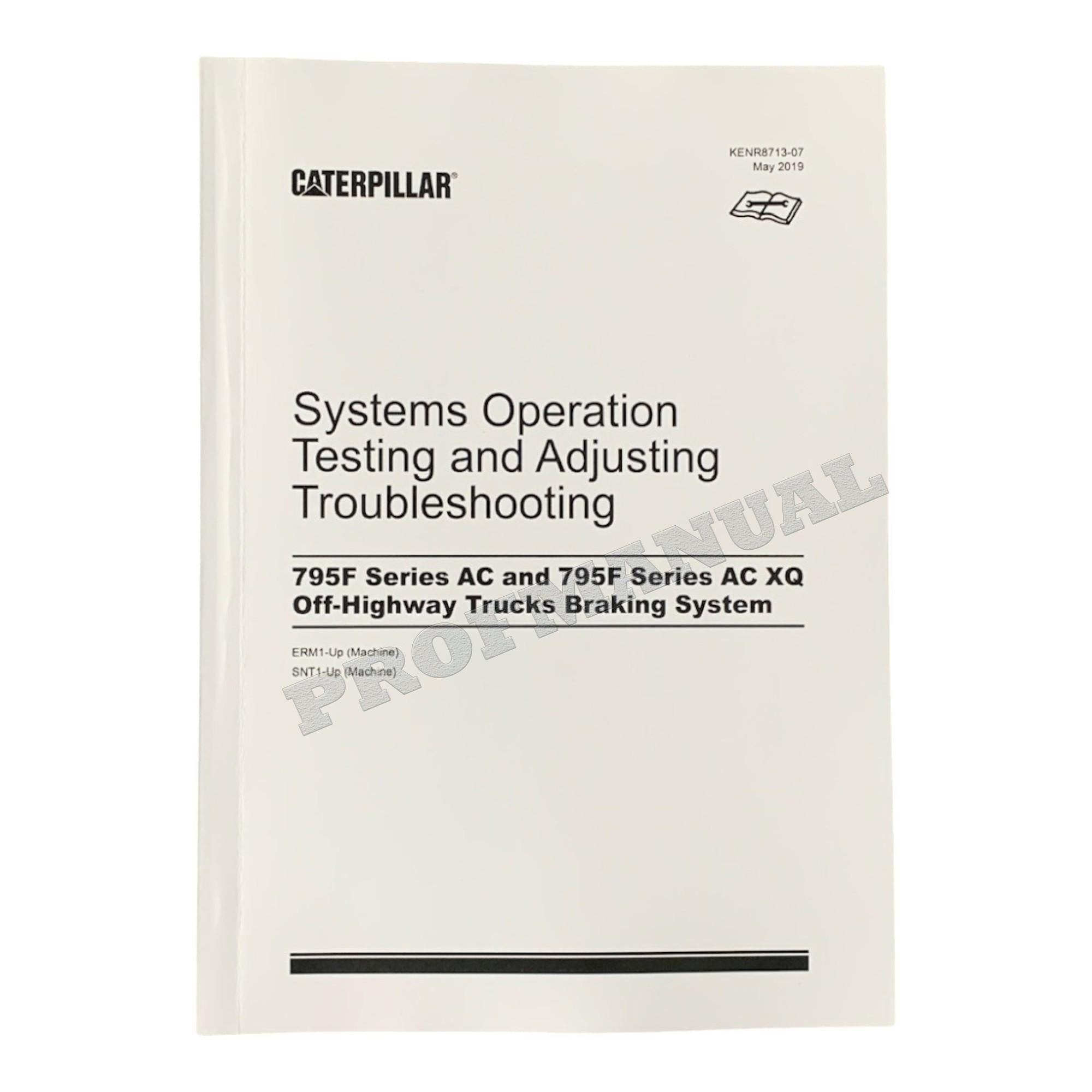 Caterpillar 795F AC Truck Full Service Manual *Send serial number