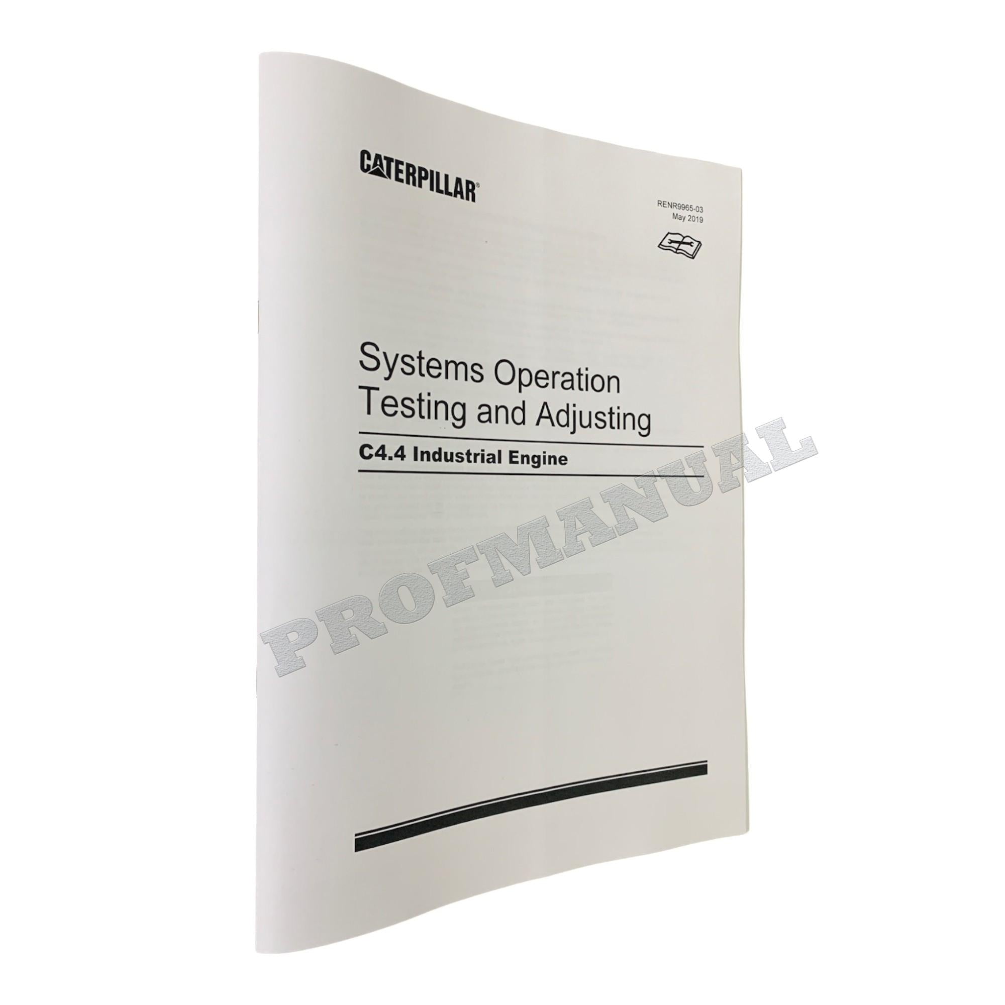 Caterpillar C4.4 Generator Set Full Service Manual *Send serial number