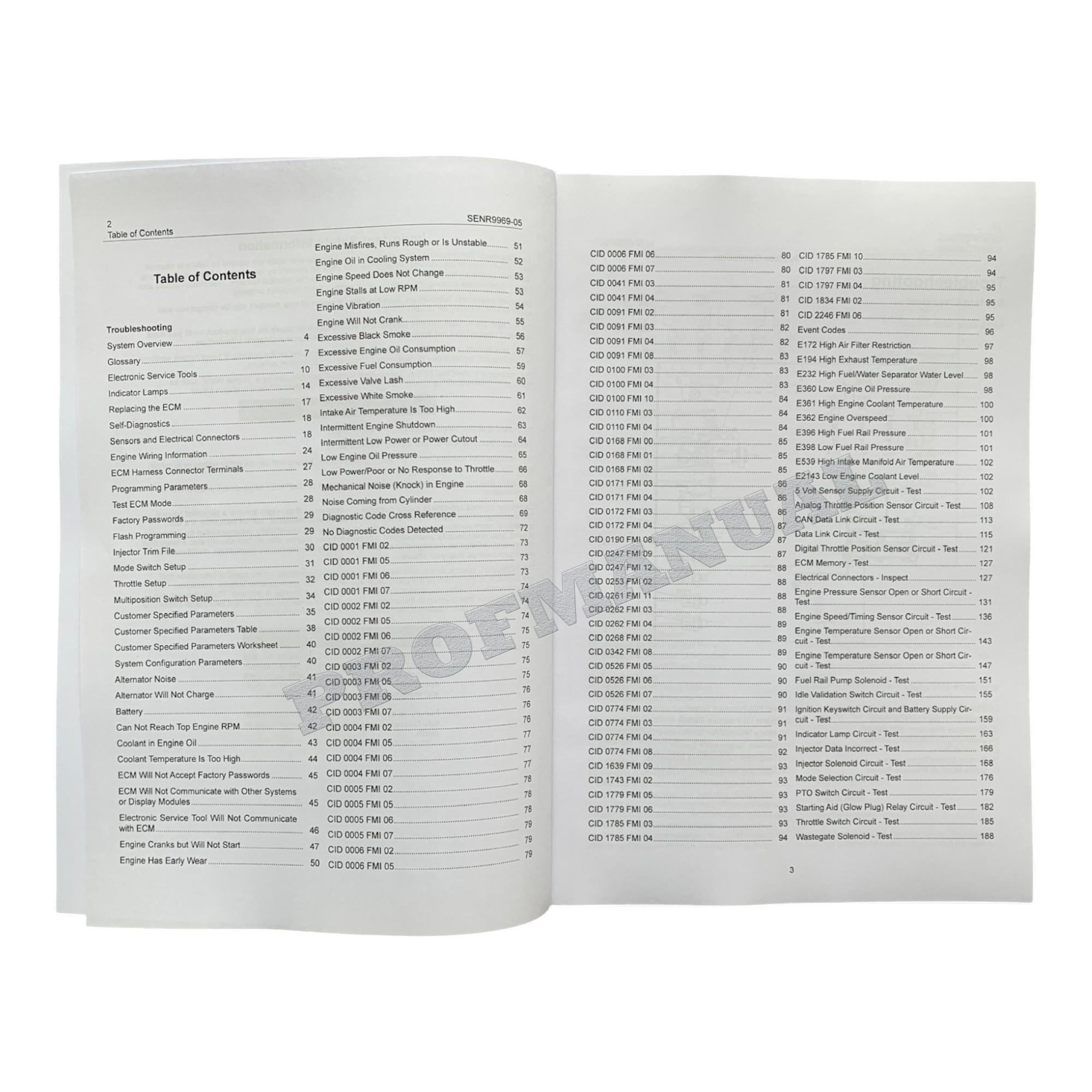 Caterpillar C4.4 Generator Set Full Service Manual *Send serial number