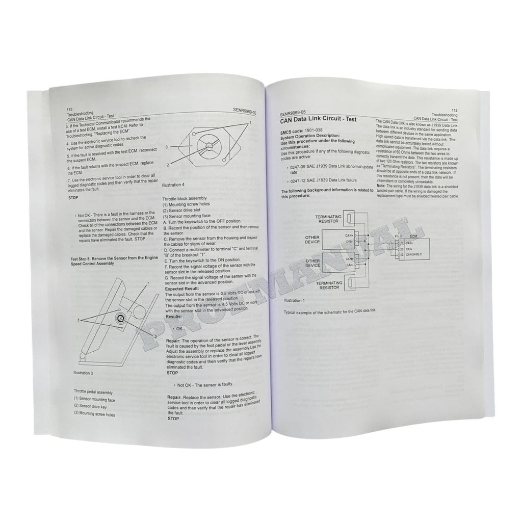 Caterpillar C4.4 Generator Set Full Service Manual *Send serial number
