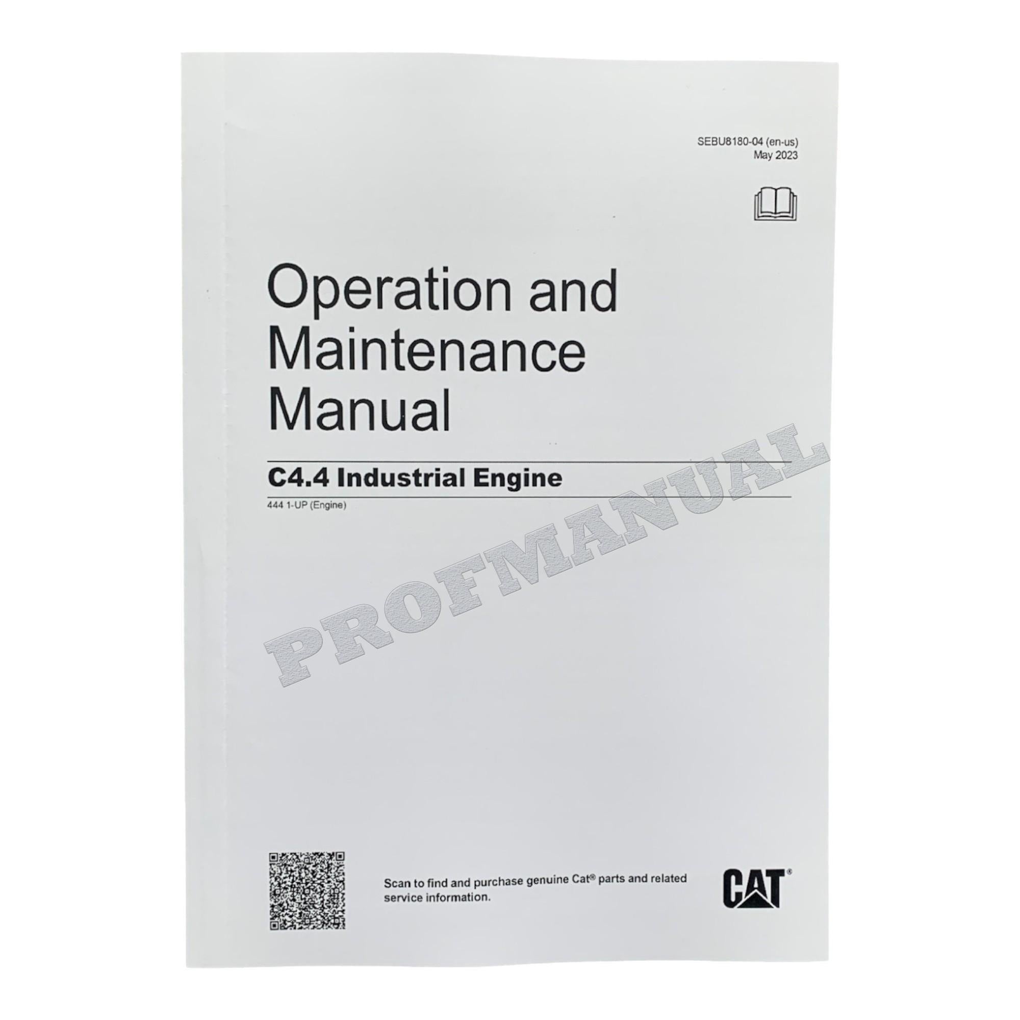 Caterpillar C4.4 Generator Set Full Service Manual *Send serial number