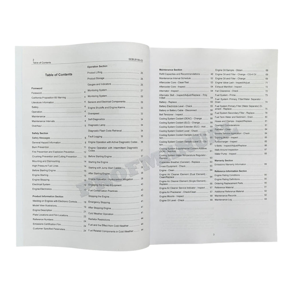 Caterpillar C4.4 Generator Set Full Service Manual *Send serial number