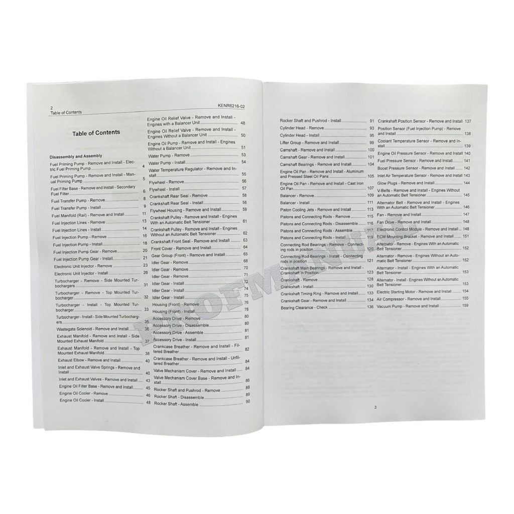 Caterpillar C4.4 Generator Set Full Service Manual *Send serial number