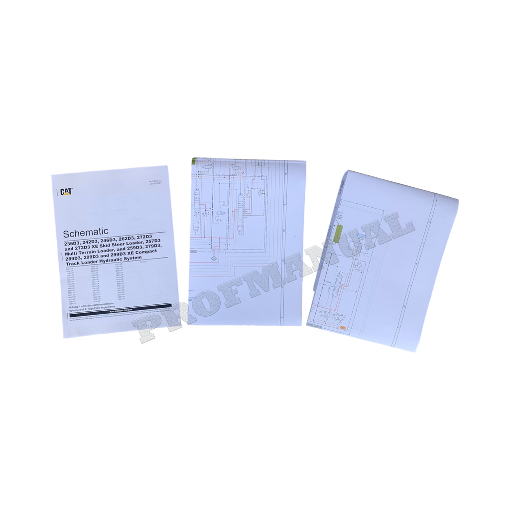 Manual de servicio del cargador Caterpillar 279D3, 289D3, 299D3, 246D3, 262D3 y 272D3