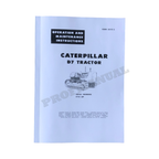 Manual de mantenimiento del operador del tractor Caterpillar D7 47A1-Up