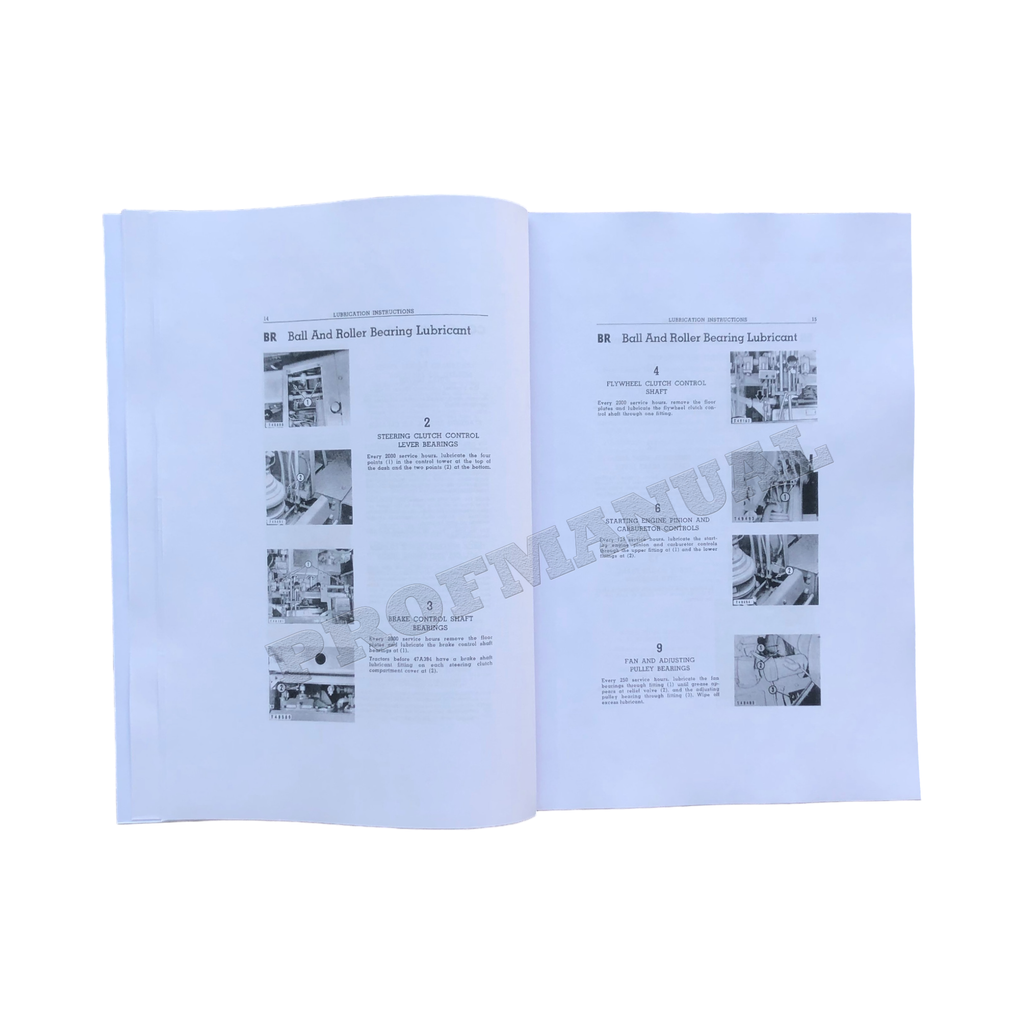 Manual de mantenimiento del operador del tractor Caterpillar D7 47A1-Up