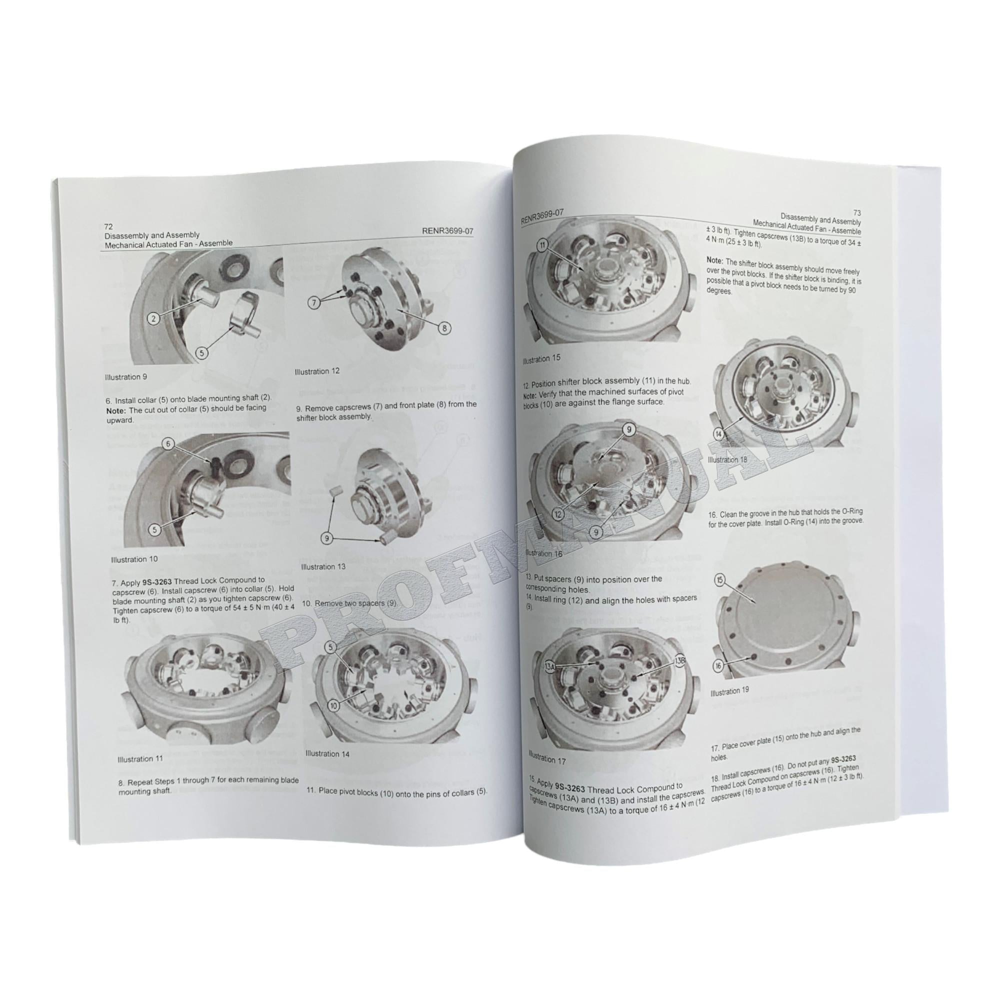 Caterpillar D6R XL series 3 service manual SN 5LN- full set 16 books+2schematics