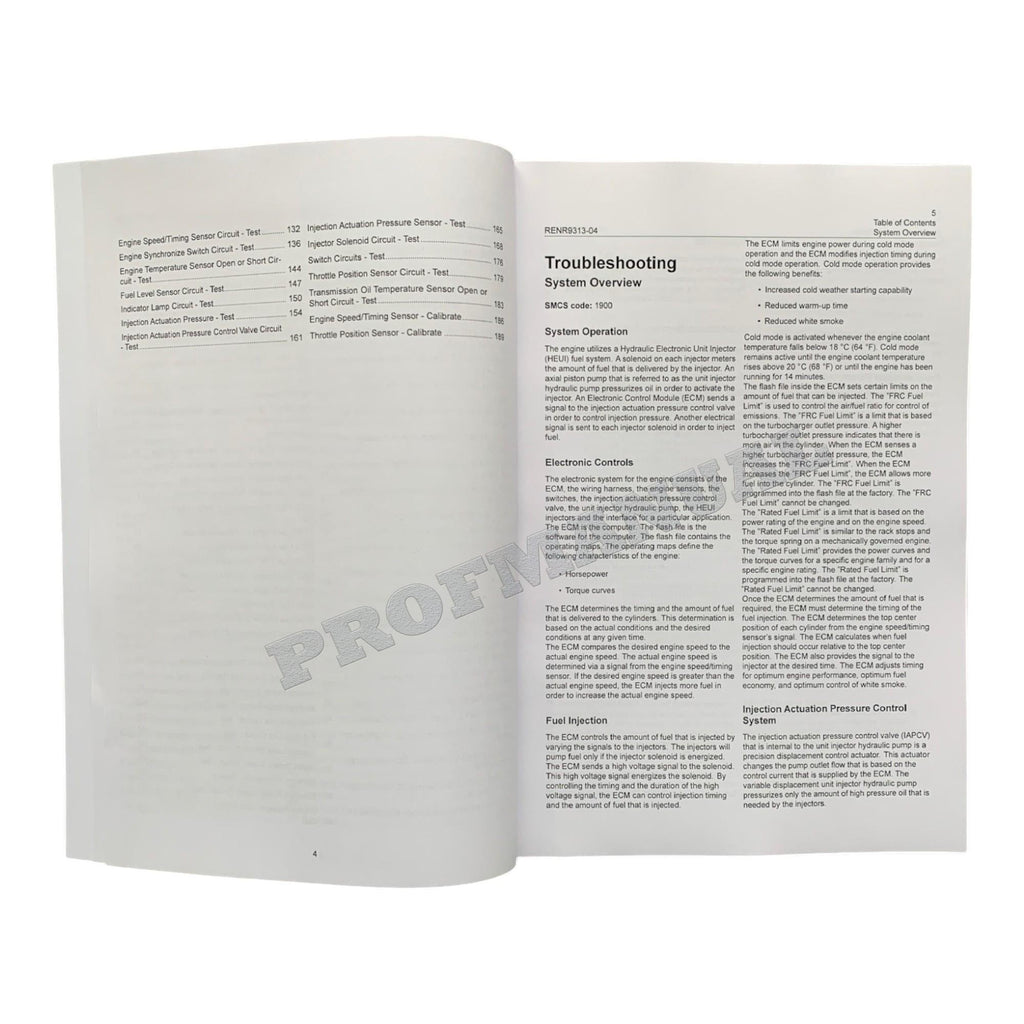 Caterpillar C7 Marine Engine Full Service Manual *Send serial number