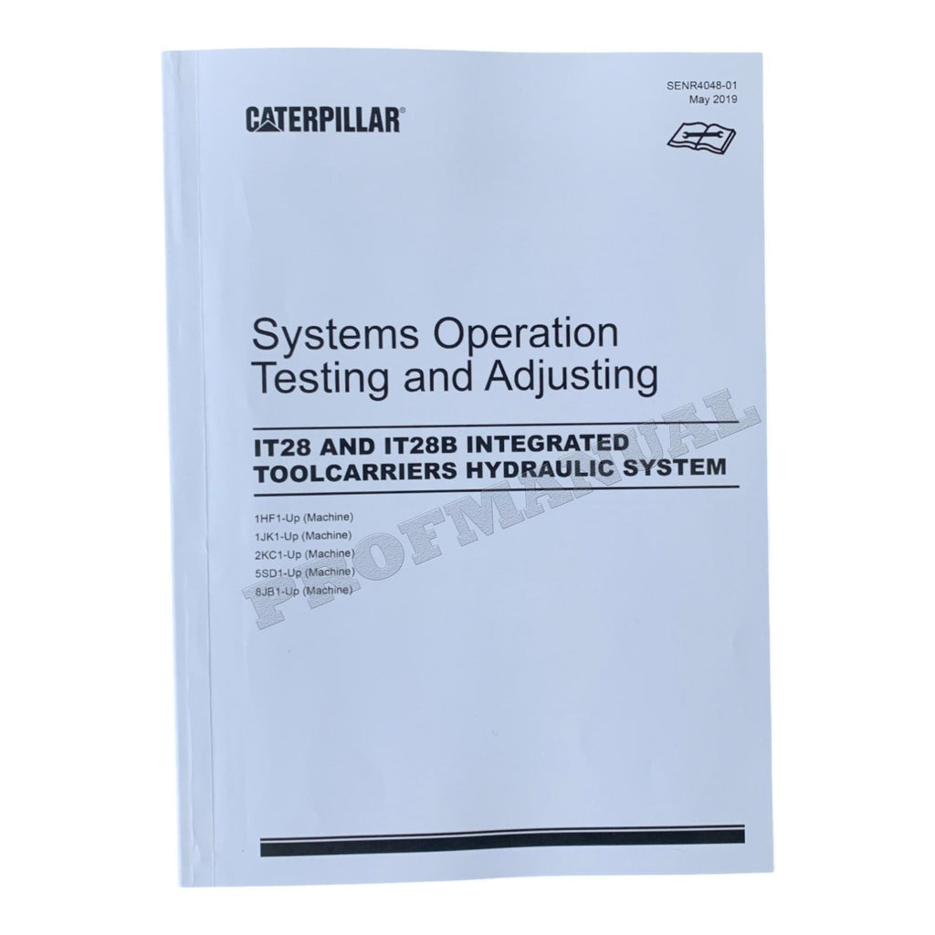 Manual de servicio completo del portaherramientas integrado Caterpillar IT28 IT28B 17 libros *Enviar número de serie