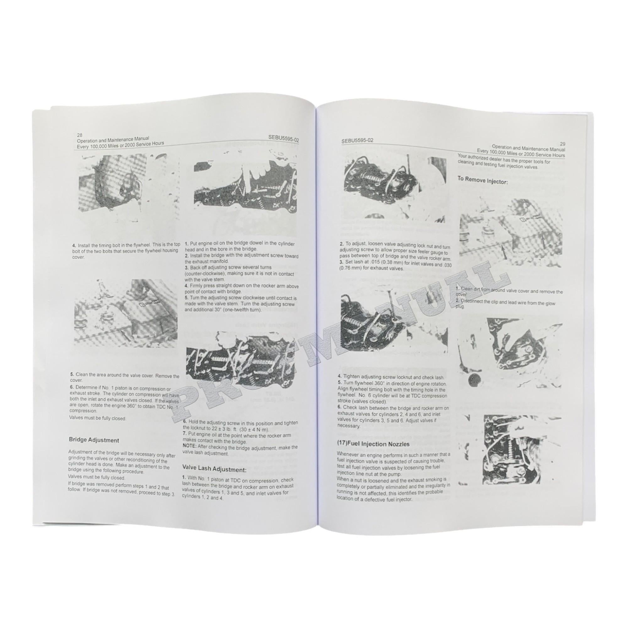 Caterpillar 3406 Truck Engine Full Service Manual *Send serial number