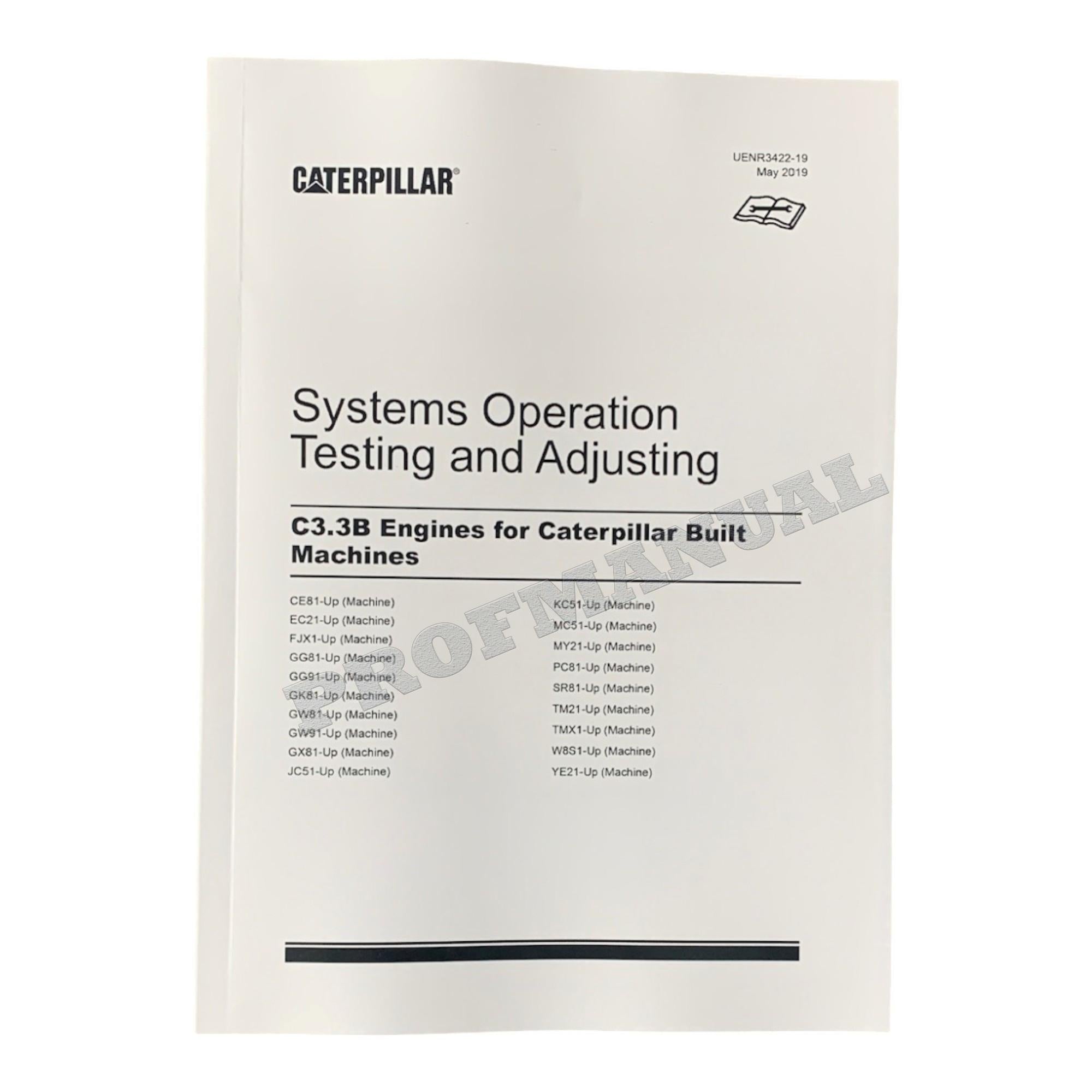 Manual de servicio completo de la excavadora Caterpillar 308 CR 12 libros + 2 hojas *Enviar número de serie