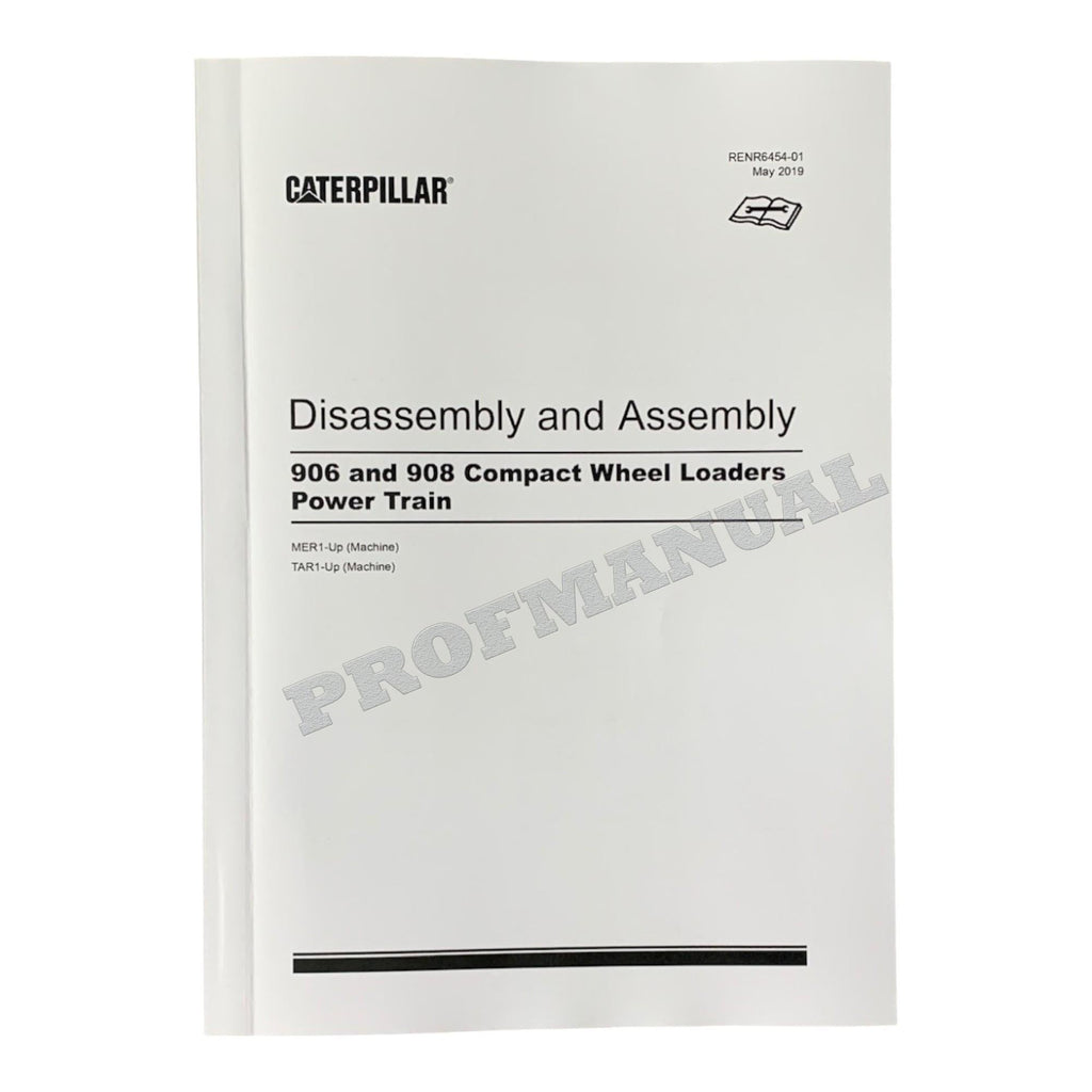 Caterpillar 908 Compact Wheel Loader Full Service Manual *Send serial number