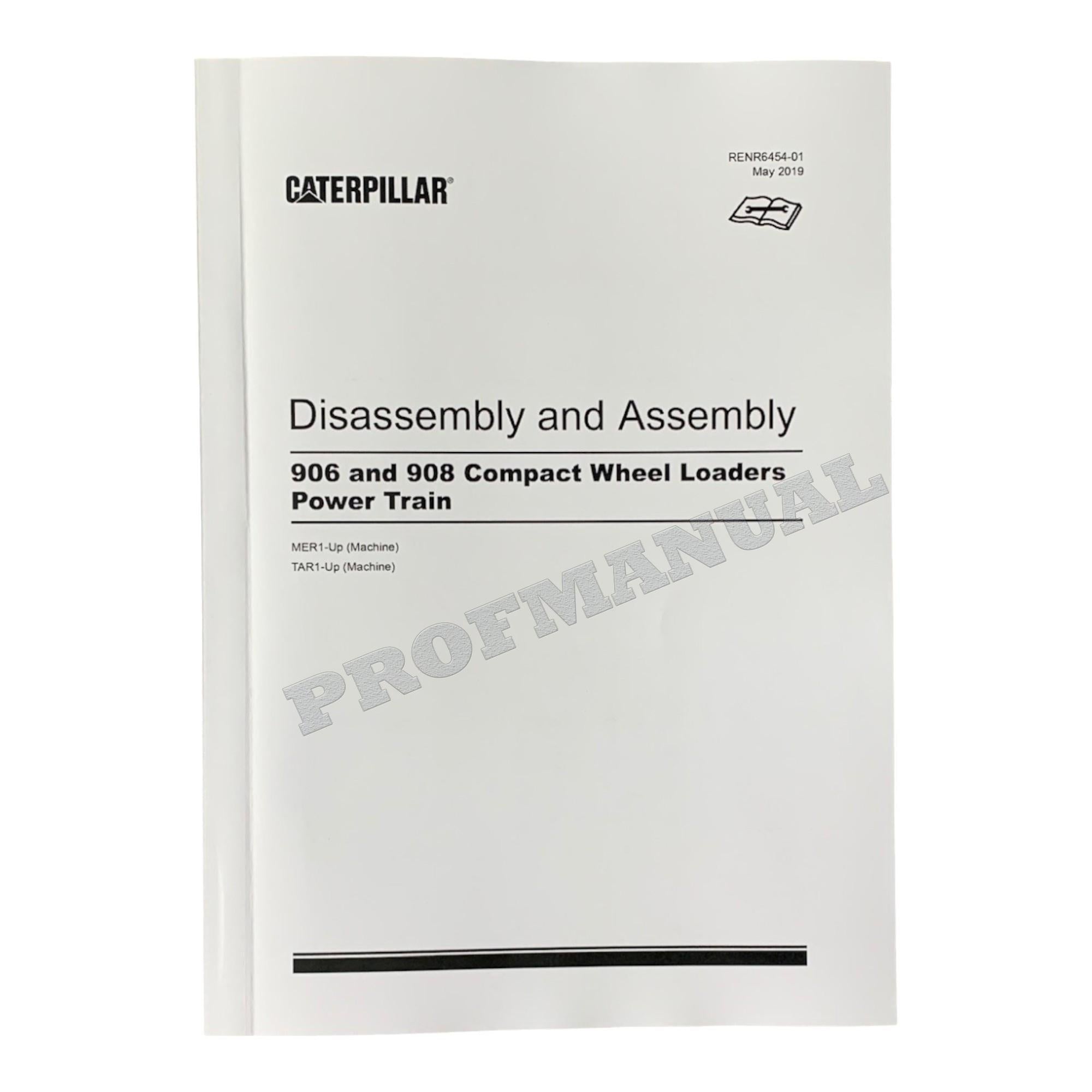 Caterpillar 908 Compact Wheel Loader Full Service Manual *Send serial number
