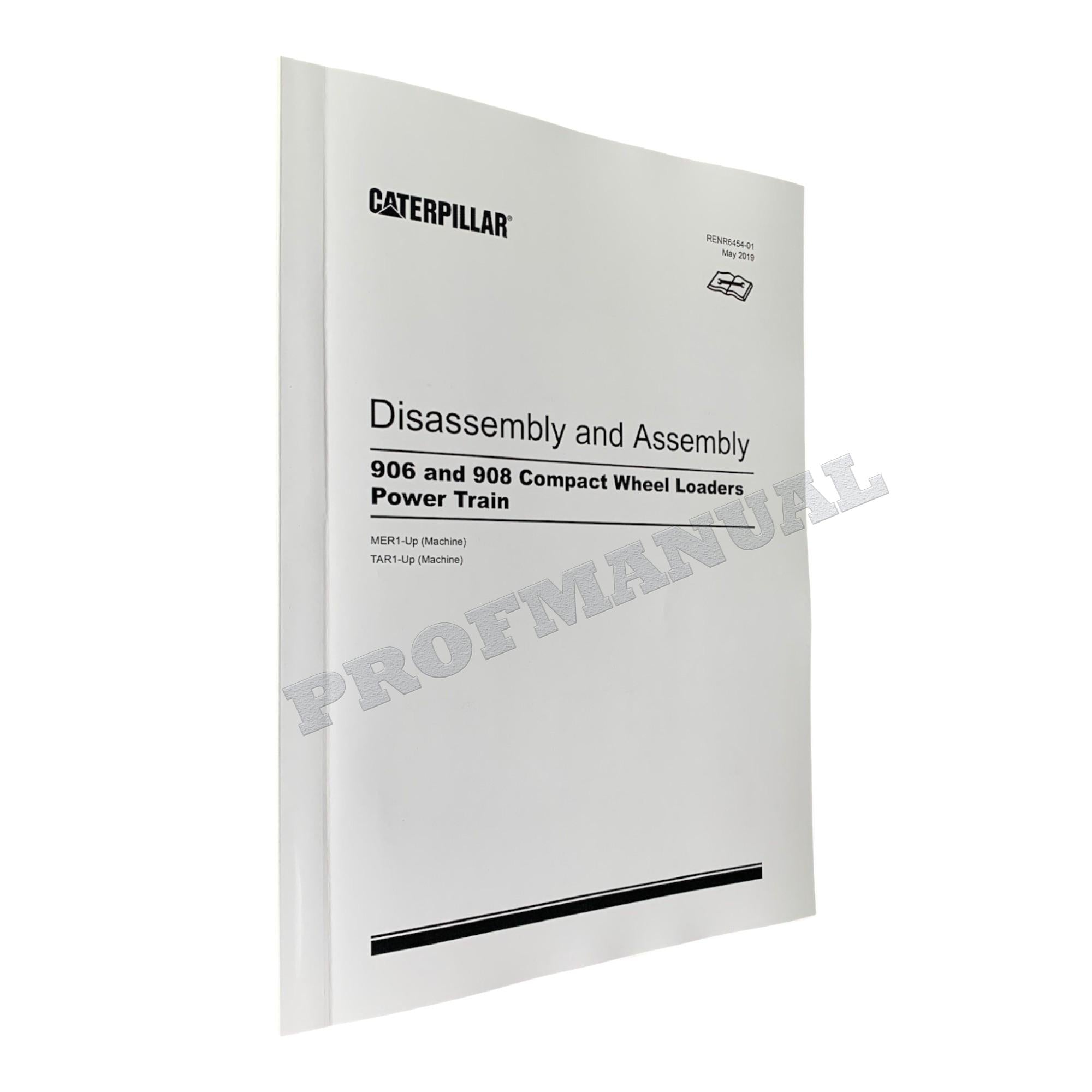 Caterpillar 908 Compact Wheel Loader Full Service Manual *Send serial number