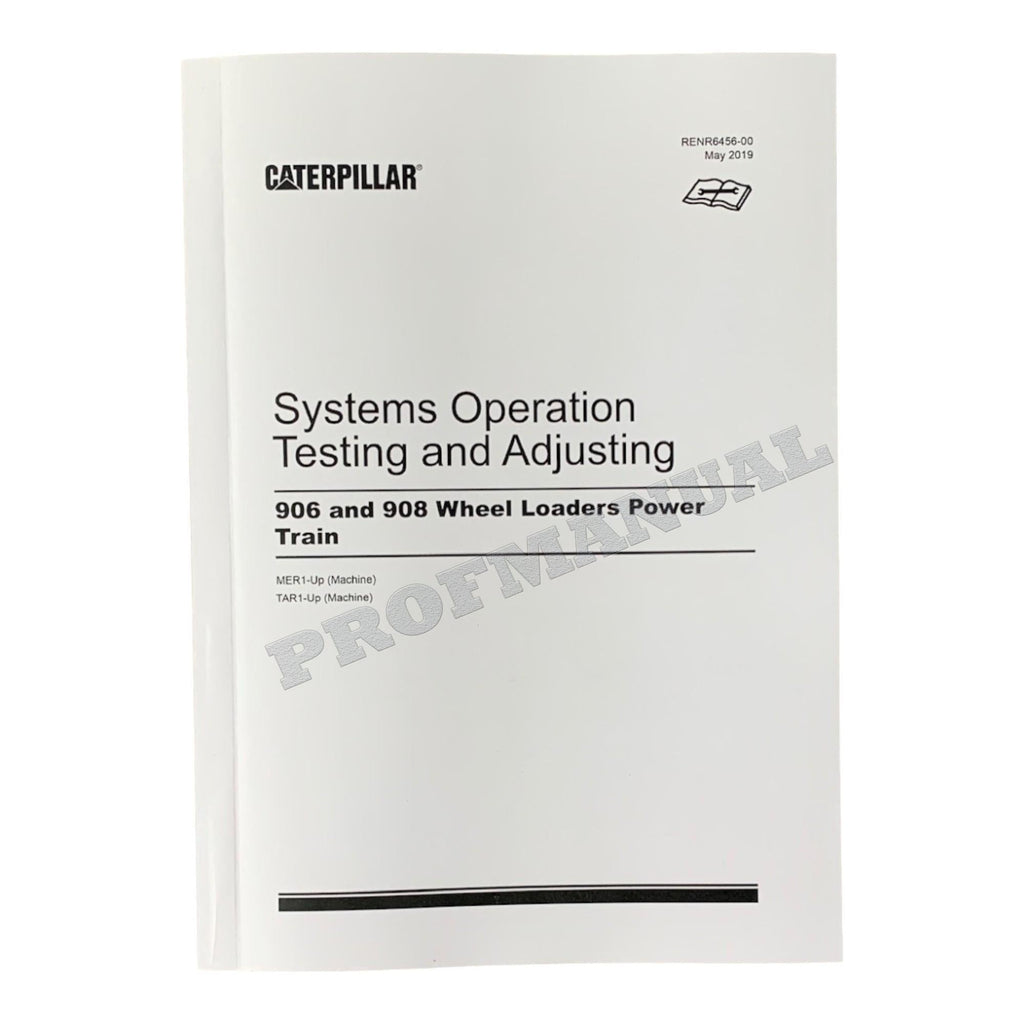 Caterpillar 908 Compact Wheel Loader Full Service Manual *Send serial number