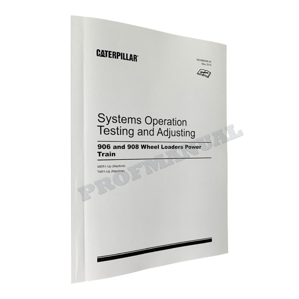 Caterpillar 908 Compact Wheel Loader Full Service Manual *Send serial number