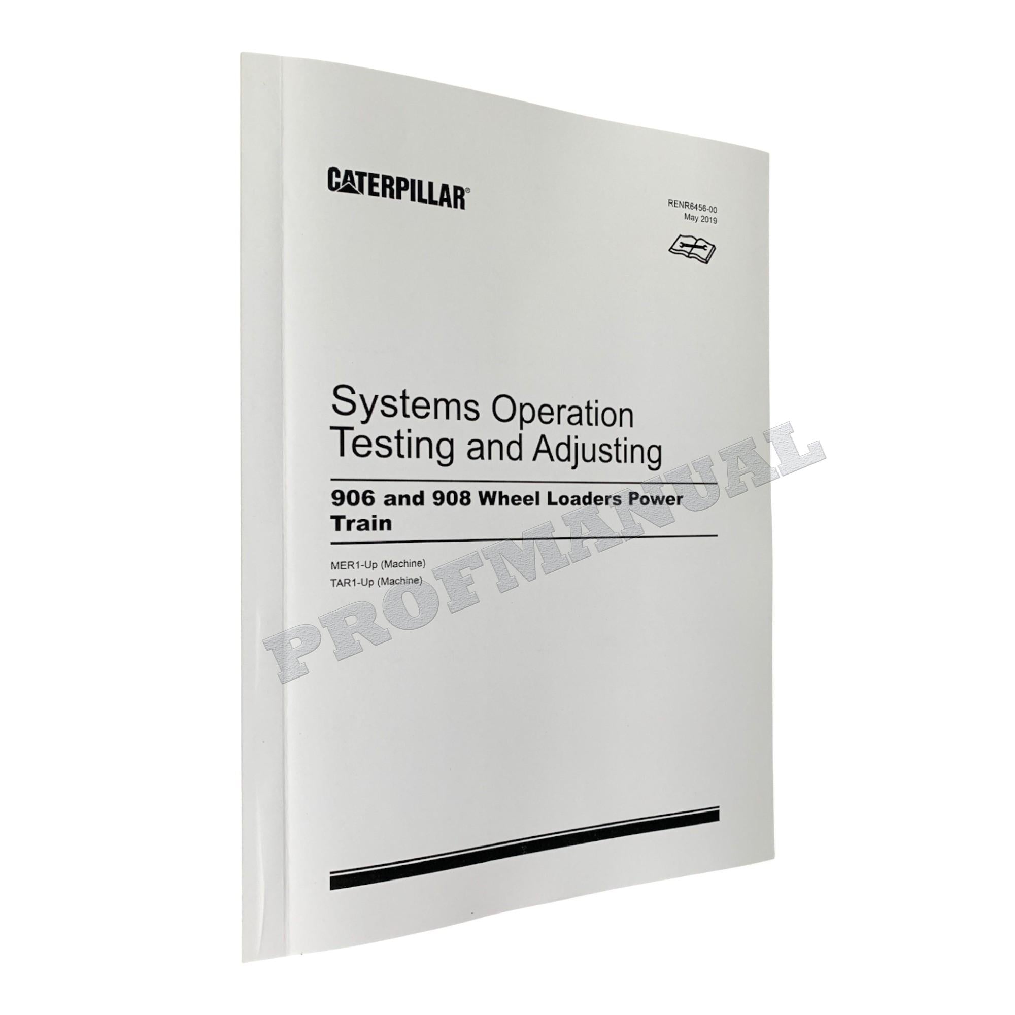 Caterpillar 908 Compact Wheel Loader Full Service Manual *Send serial number
