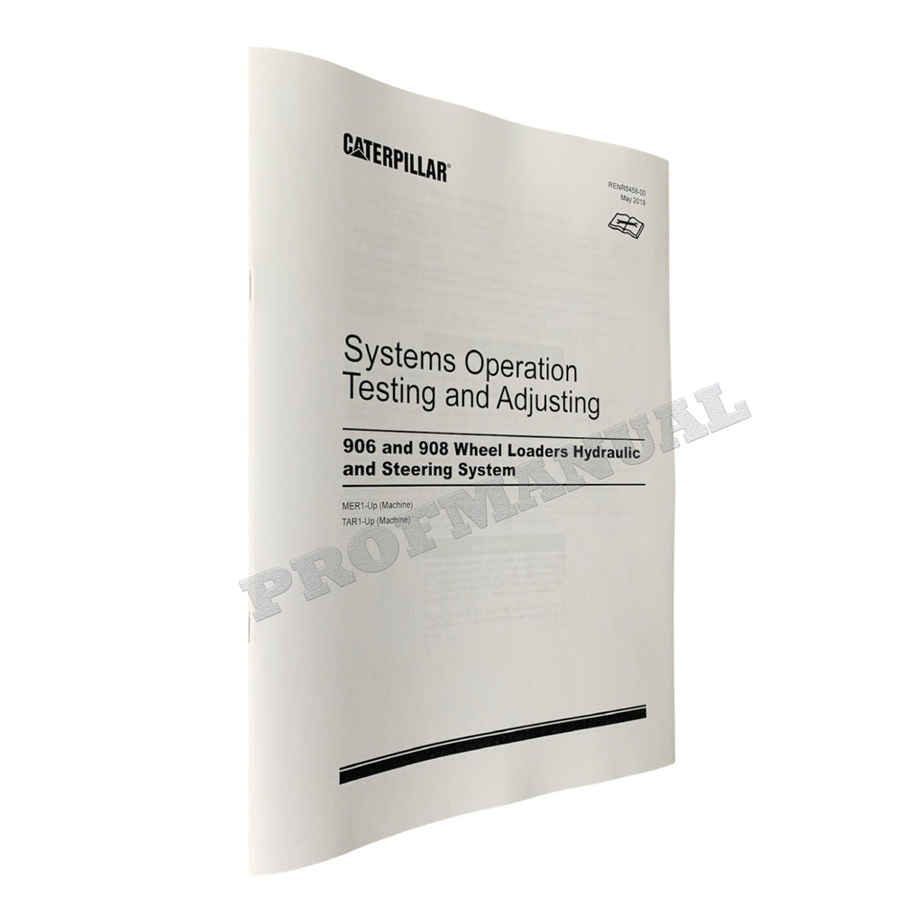 Caterpillar 908 Compact Wheel Loader Full Service Manual *Send serial number