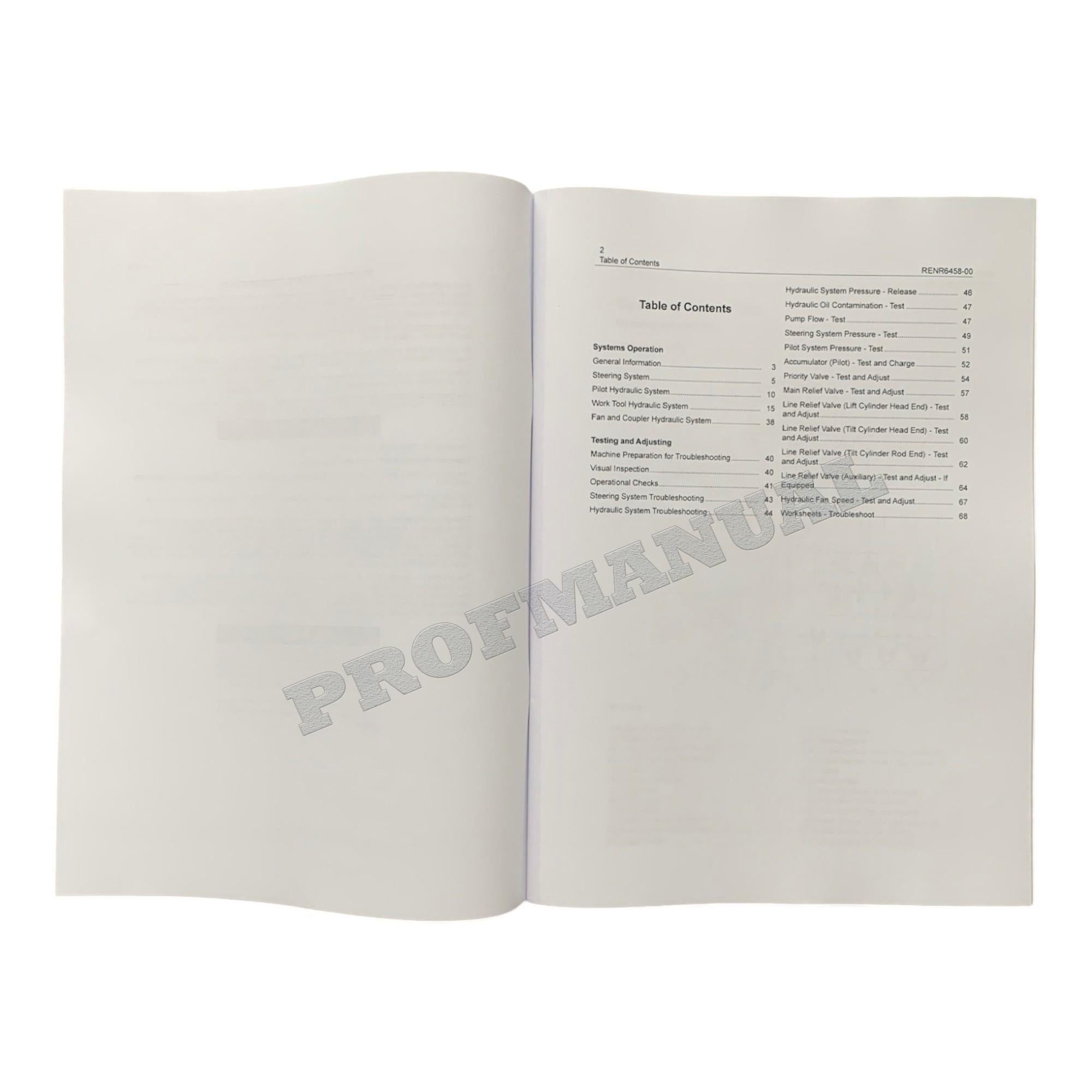 Caterpillar 908 Compact Wheel Loader Full Service Manual *Send serial number