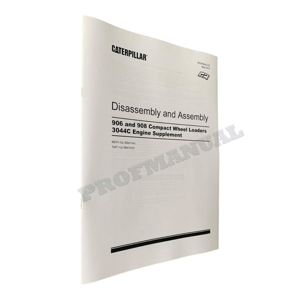Caterpillar 908 Compact Wheel Loader Full Service Manual *Send serial number