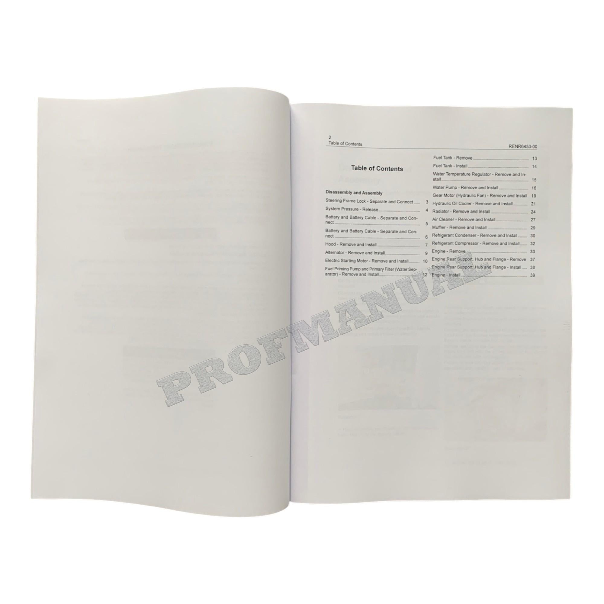 Caterpillar 908 Compact Wheel Loader Full Service Manual *Send serial number