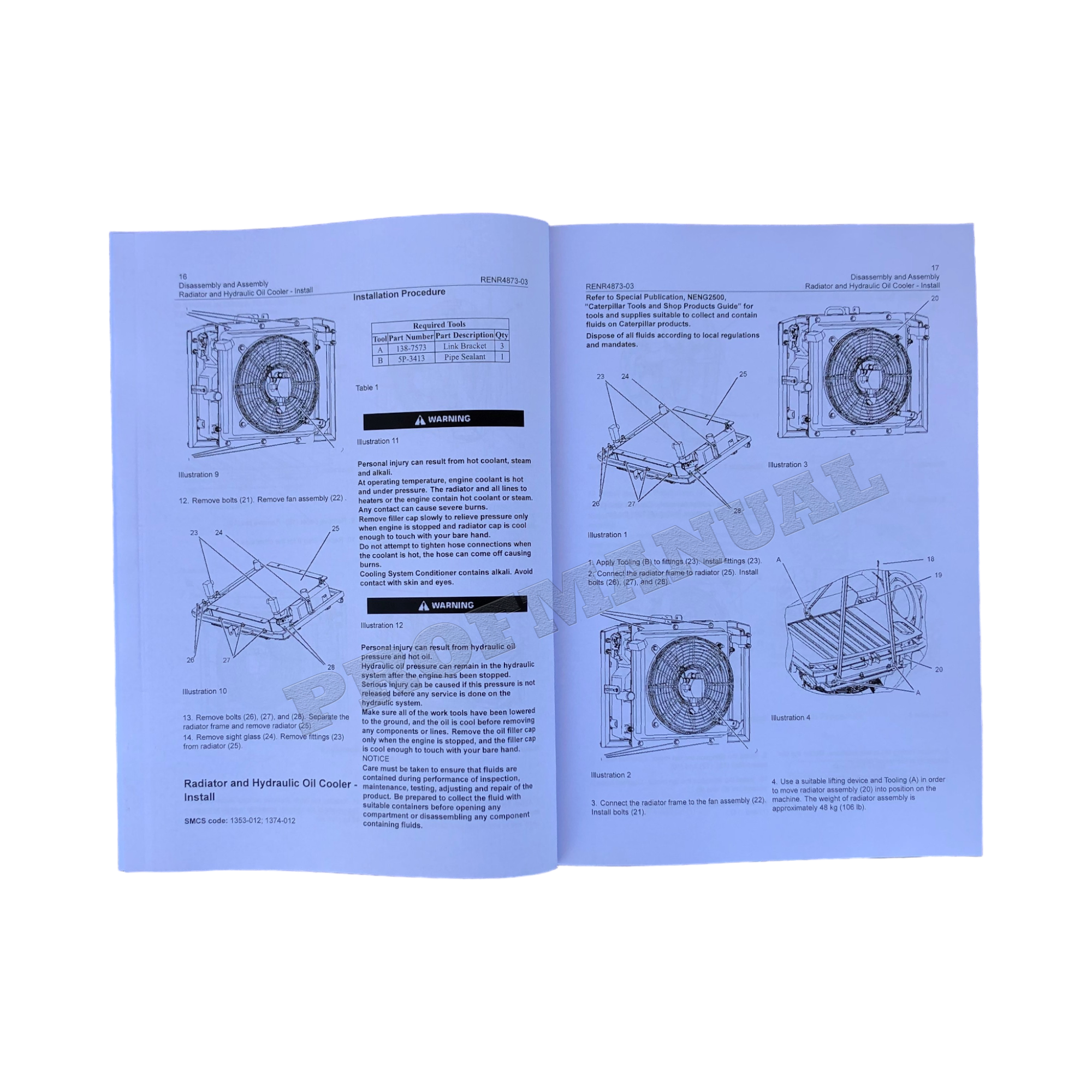 Manual de servicio del motor Caterpillar 3024C Desmontaje Montaje Cargador 247B 257B + SUPPL