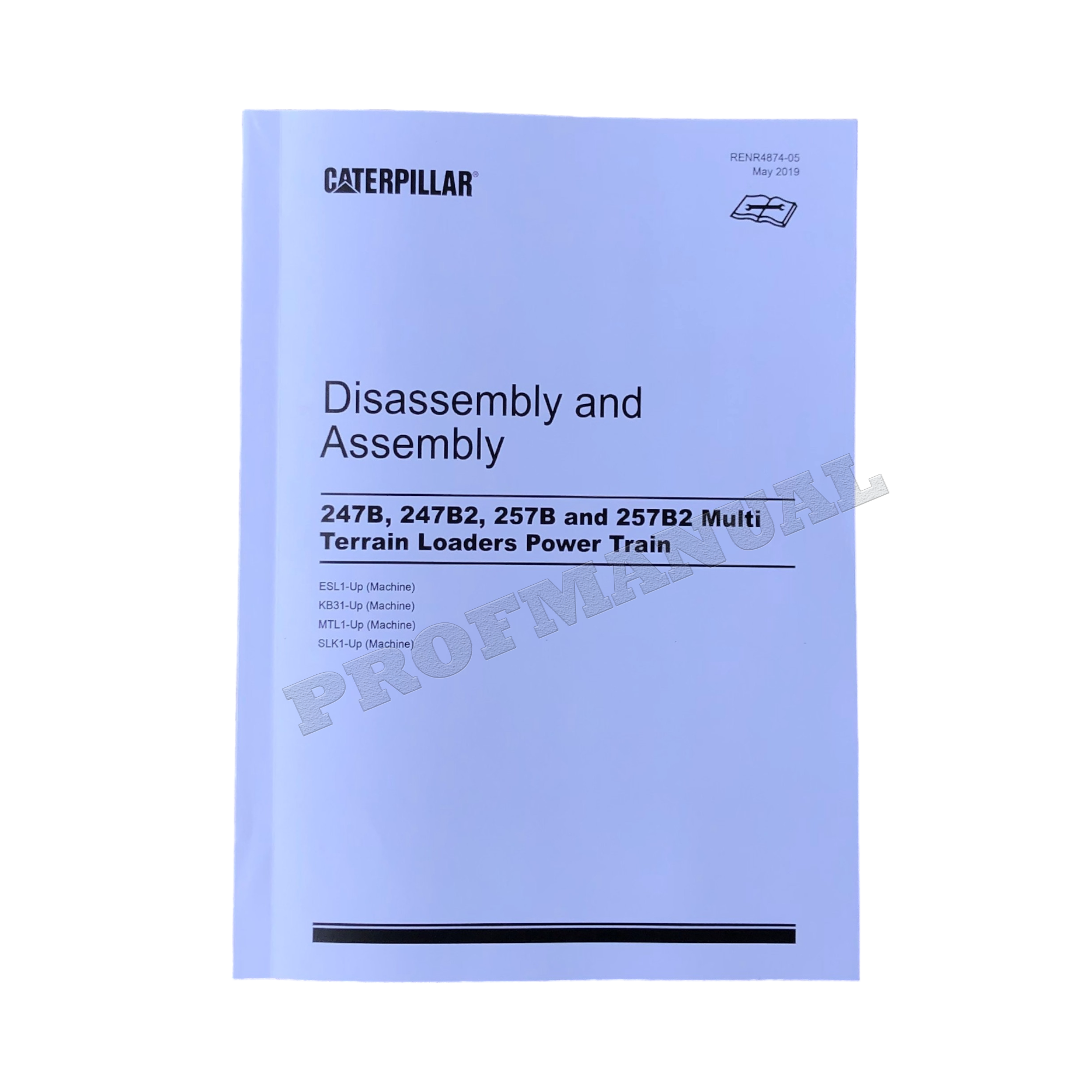 Manual de servicio del cargador Caterpillar 247B, 257B, 267B, 277B y 287B