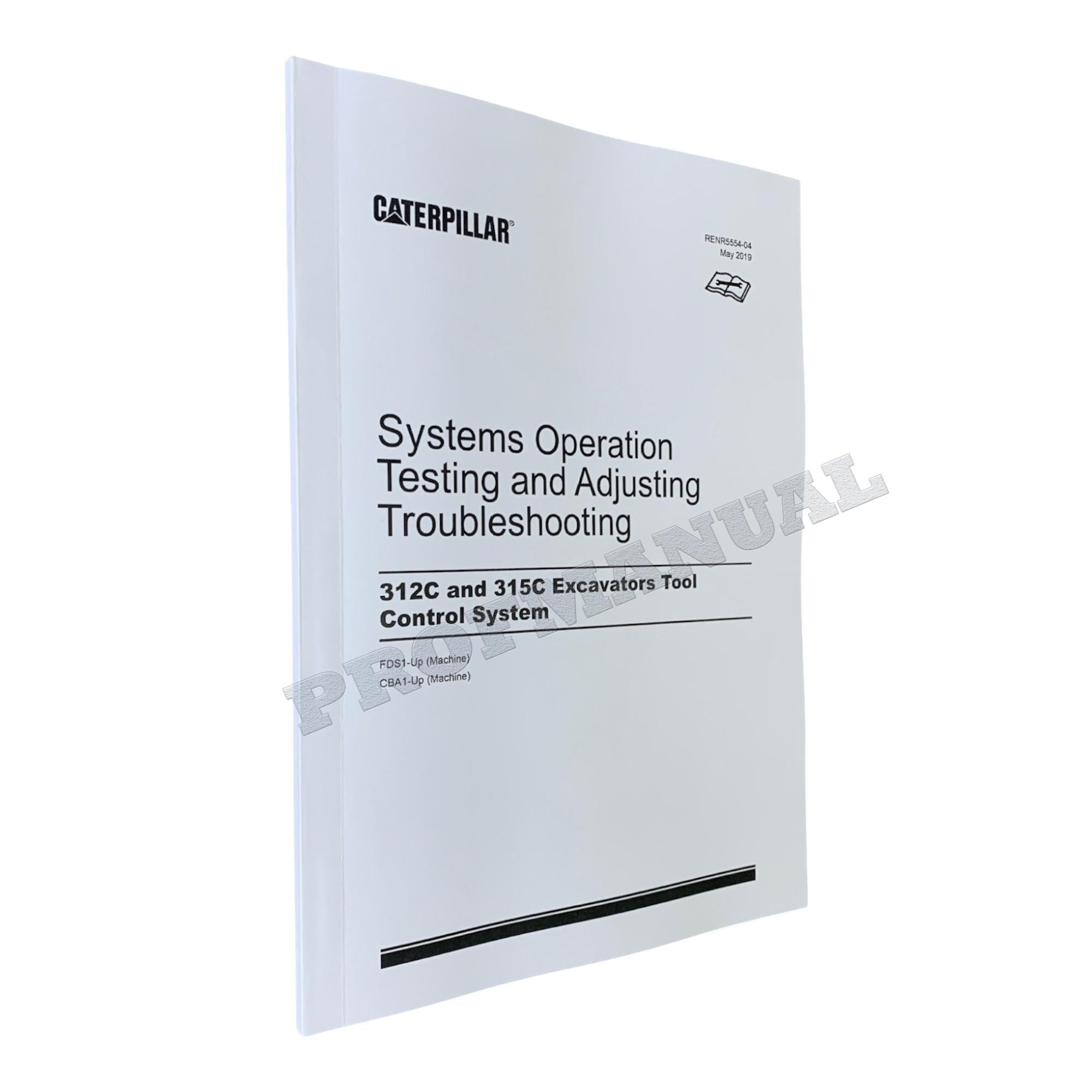 Manual de servicio completo de la excavadora Caterpillar 312C 312C L 28 libros RENR5500 *Enviar número de serie