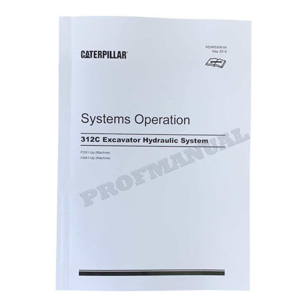 Manual de servicio completo de la excavadora Caterpillar 312C 312C L 28 libros RENR5500 *Enviar número de serie