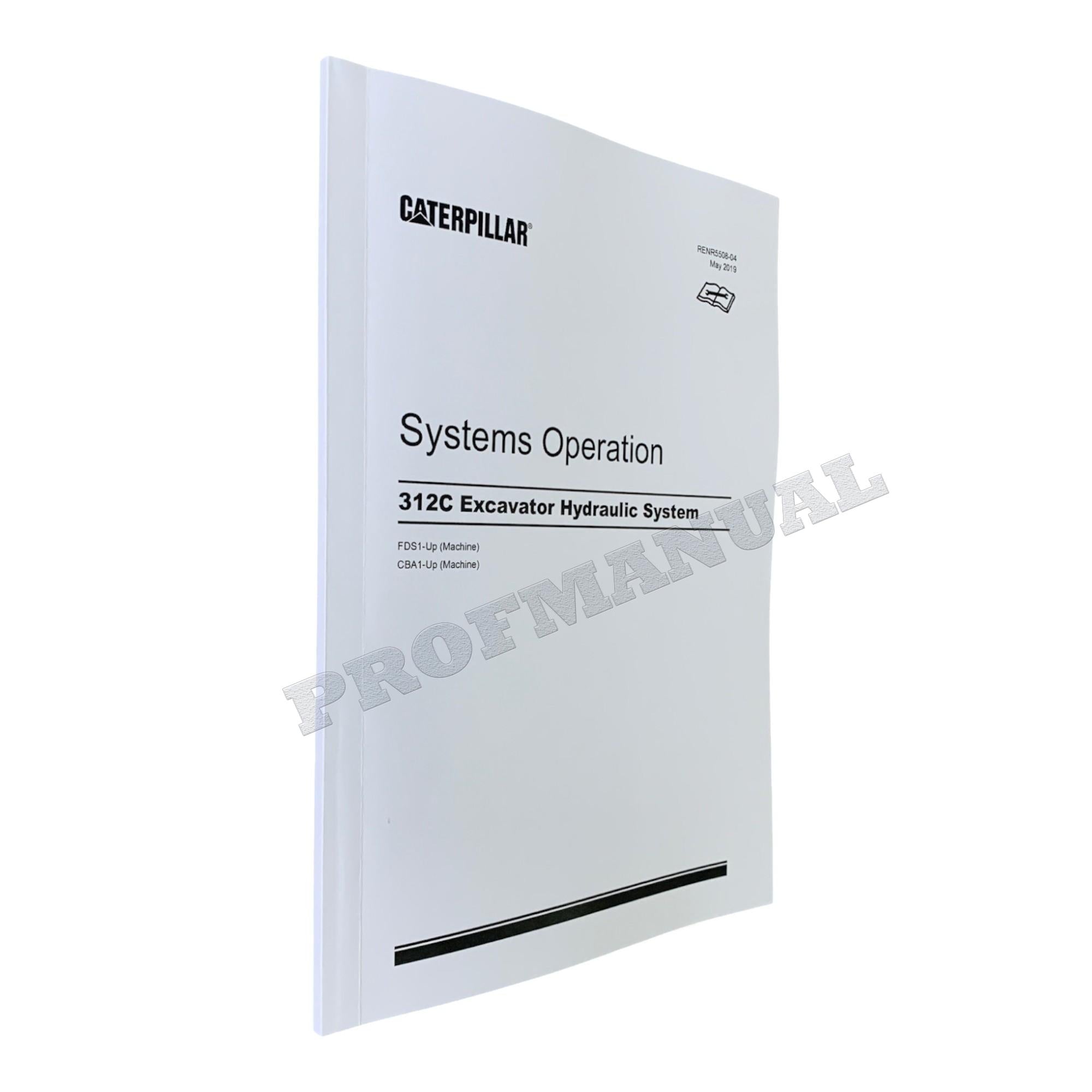 Manual de servicio completo de la excavadora Caterpillar 312C 312C L 28 libros RENR5500 *Enviar número de serie