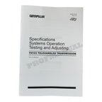 Caterpillar TH103 Telehandler Full Service Manual *Send serial number