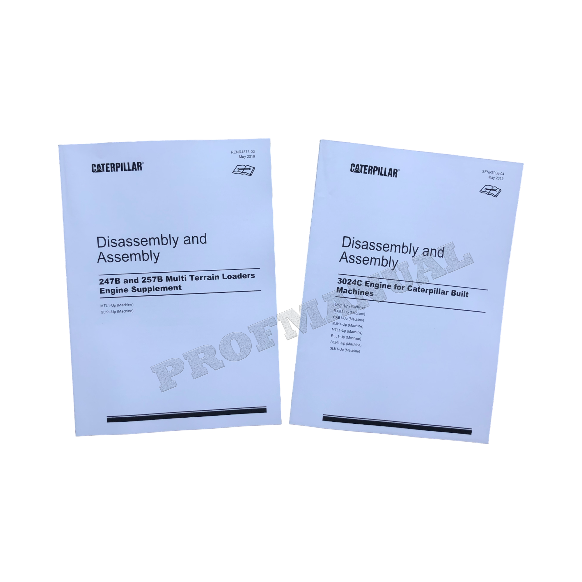 Manual de servicio del motor Caterpillar 3024C Desmontaje Montaje Cargador 247B 257B + SUPPL