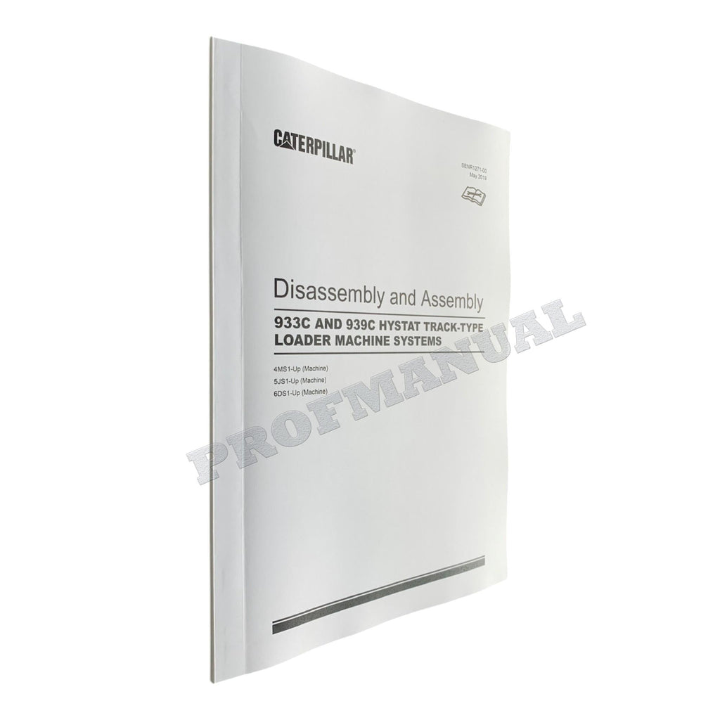 Caterpillar 933C 939C Track-Type Loader Full Service Manual *Send serial number
