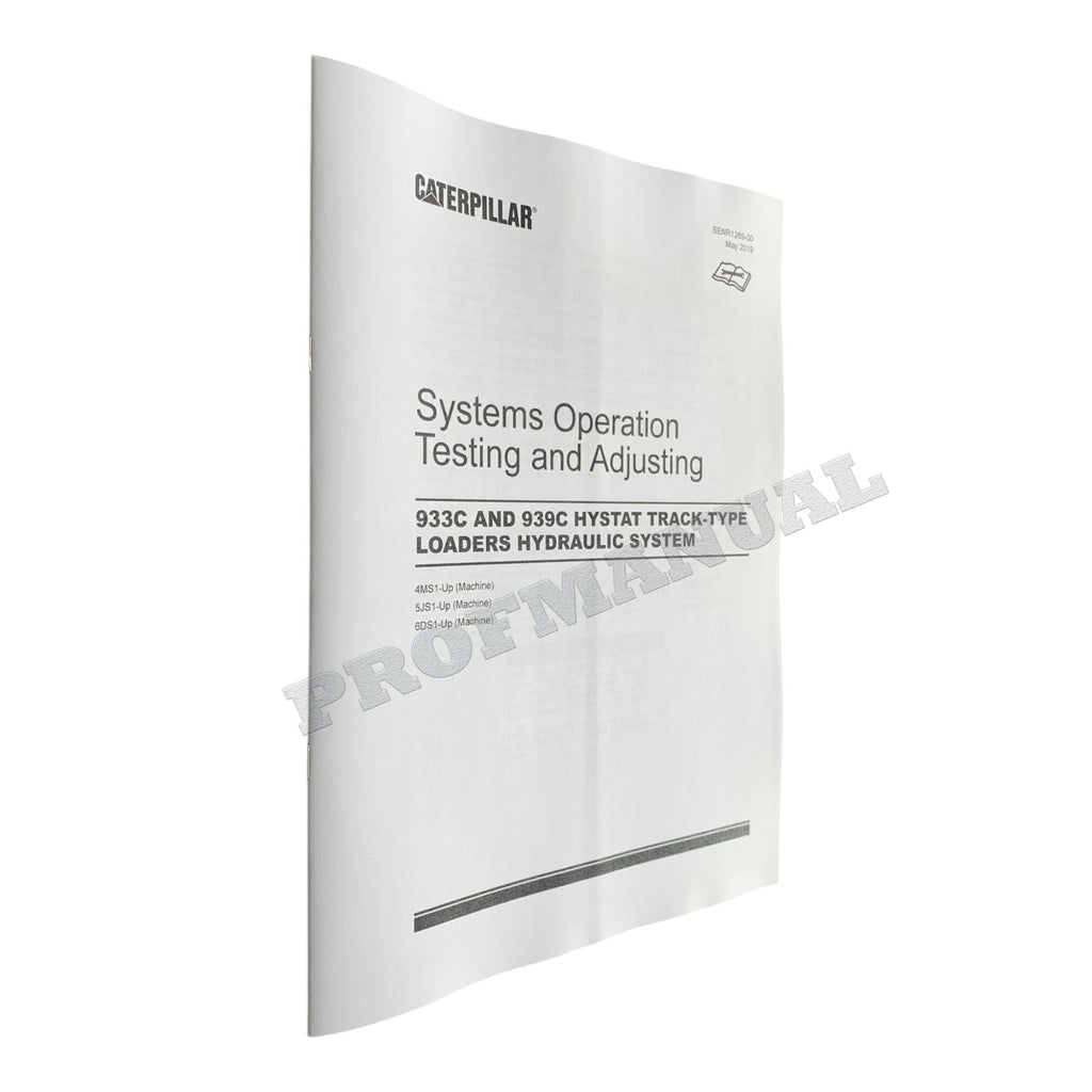 Caterpillar 933C 939C Track-Type Loader Full Service Manual *Send serial number