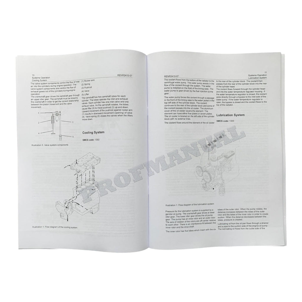 Manual de servicio completo del manipulador telescópico del motor Caterpillar 3054E *Enviar número de serie