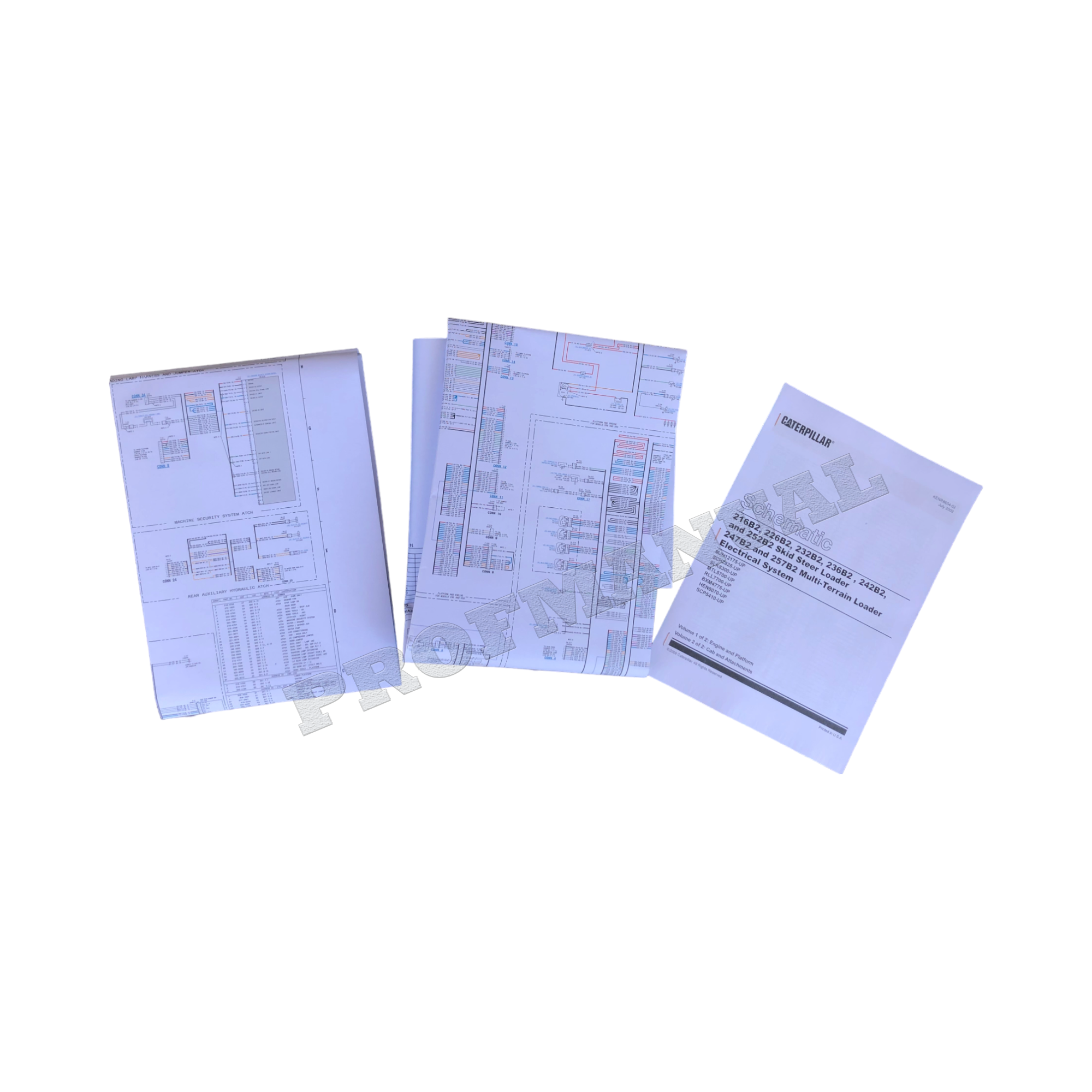 Manual de servicio del cargador Caterpillar 247B, 257B, 267B, 277B y 287B