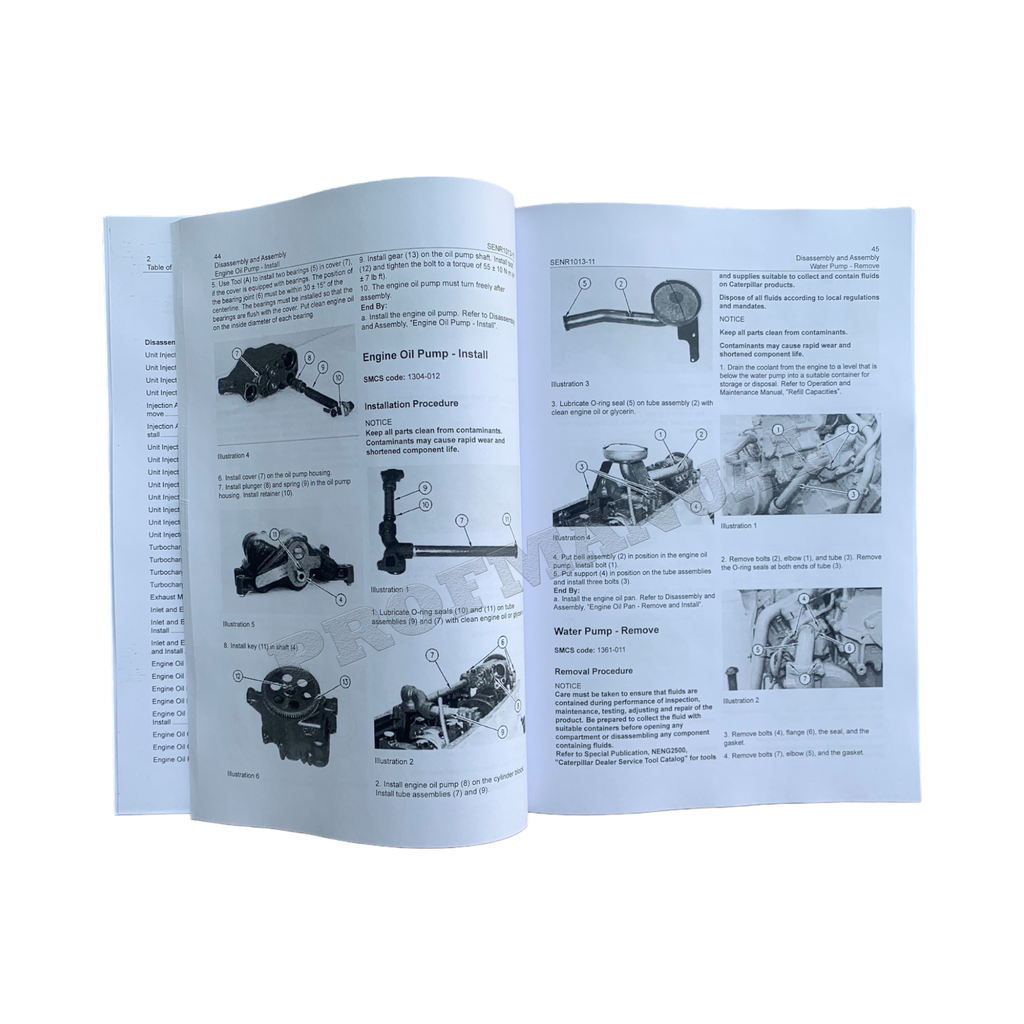 Caterpillar Cat 3408E 3412E ENGINE Disassembly Assembly Service Manual