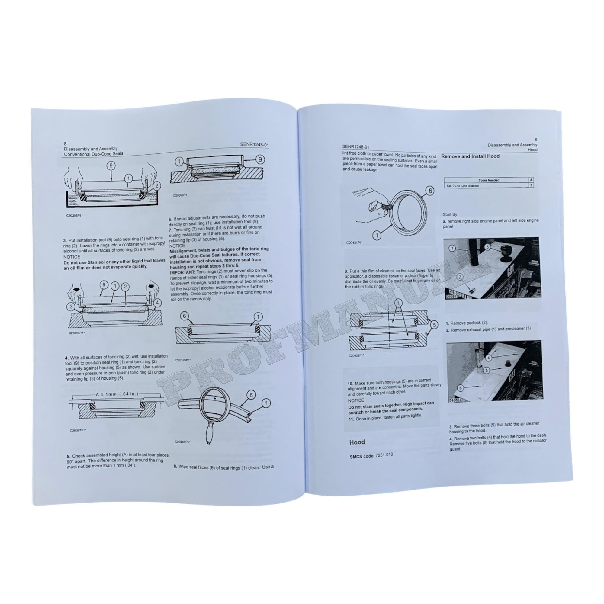 Manual de servicio completo del motor Caterpillar 3046 *Número de serie 8KP y superiores