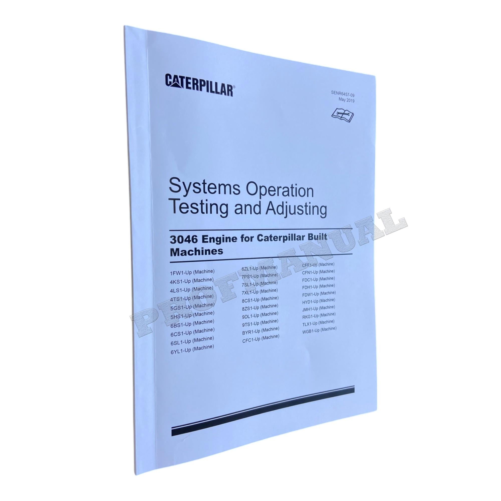Manual de servicio completo del motor Caterpillar 3046 *Número de serie 8KP y superiores