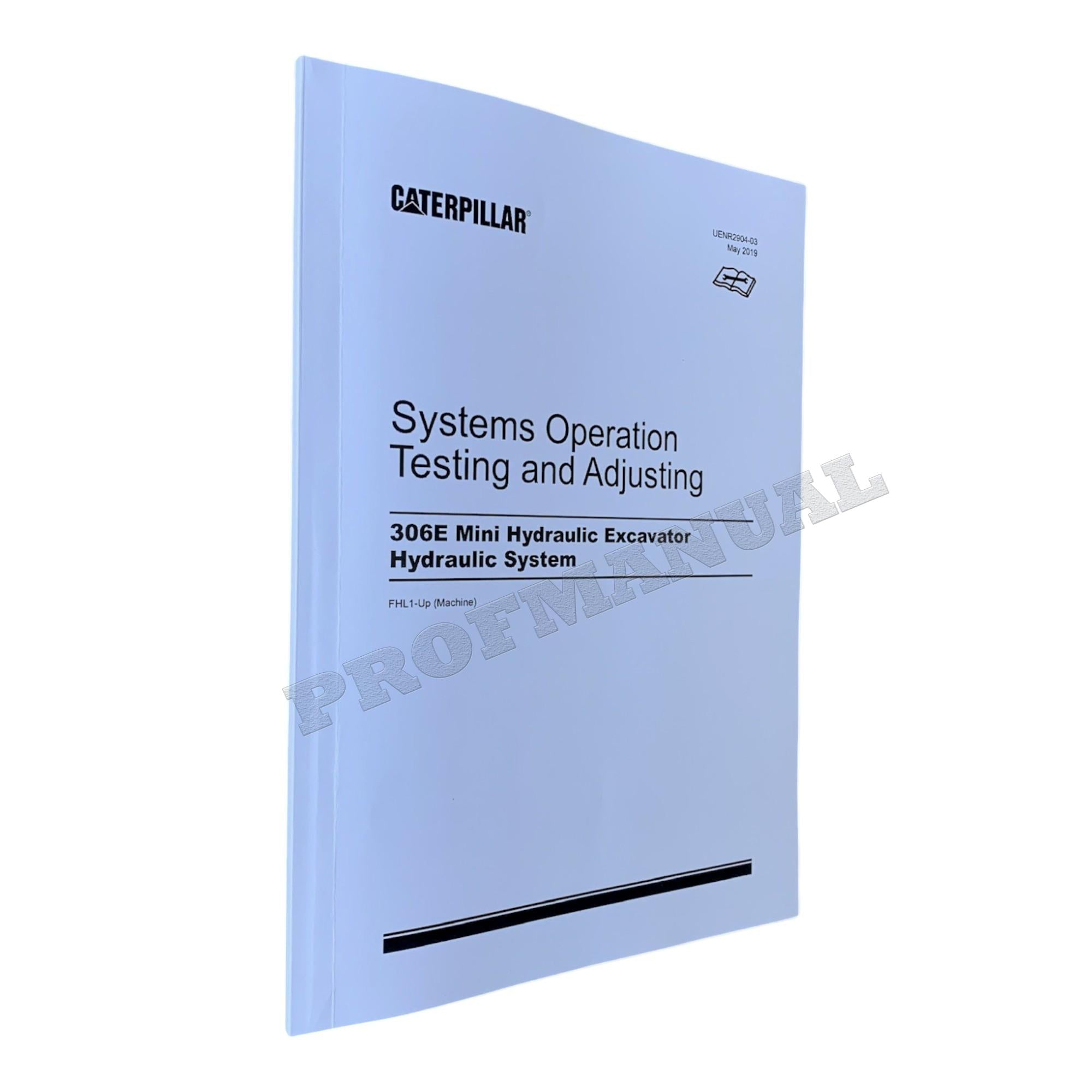 Manual de servicio completo de la miniexcavadora hidráulica Caterpillar 306E *Enviar número de serie
