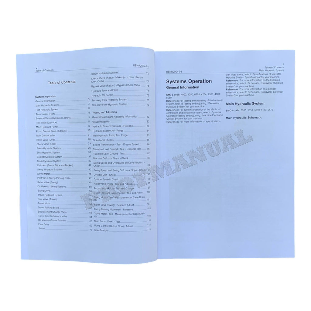 Manual de servicio completo de la miniexcavadora hidráulica Caterpillar 306E *Enviar número de serie