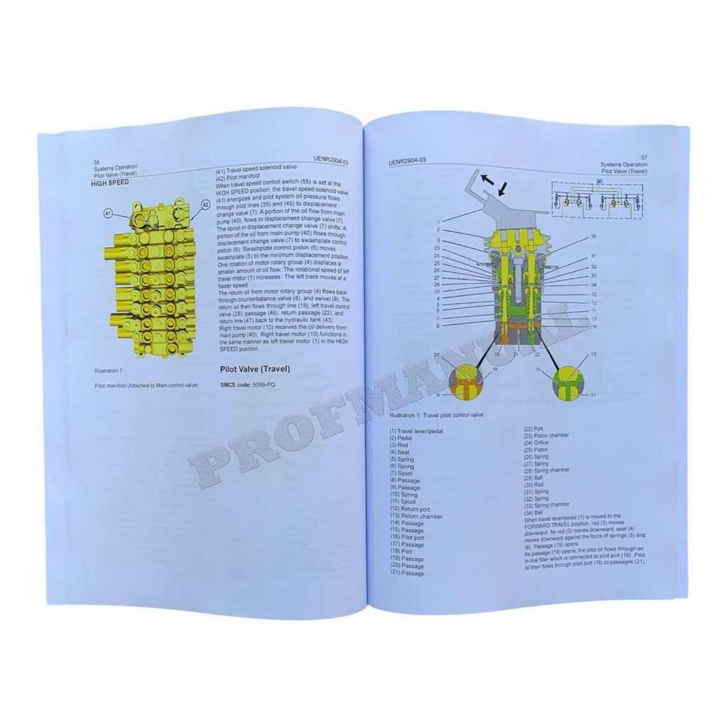 Manual de servicio completo de la miniexcavadora hidráulica Caterpillar 306E *Enviar número de serie