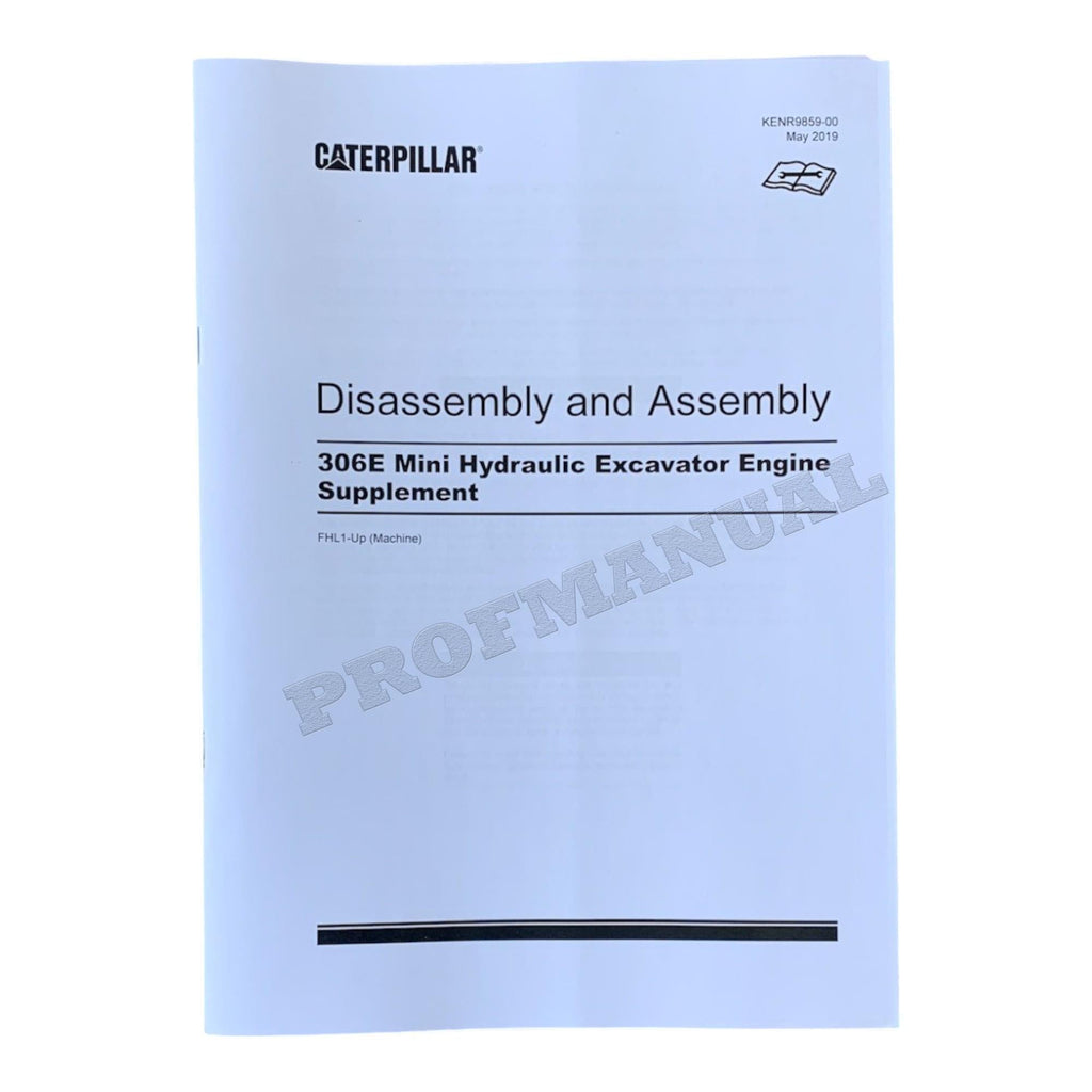 Manual de servicio completo de la miniexcavadora hidráulica Caterpillar 306E *Enviar número de serie